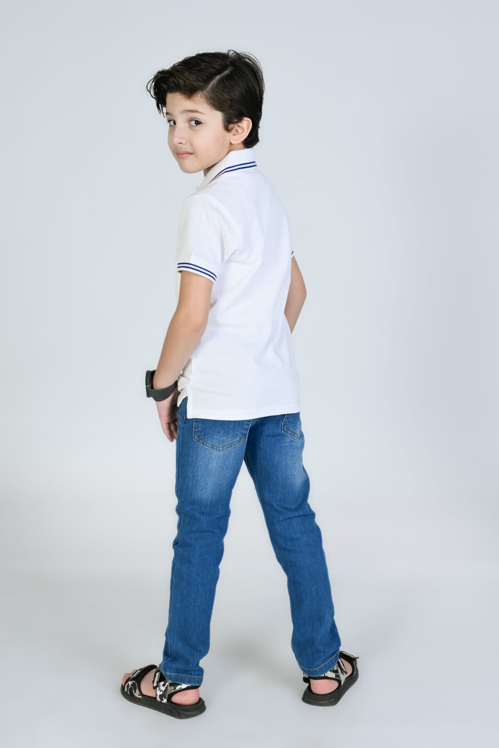 blue strip polo Reality