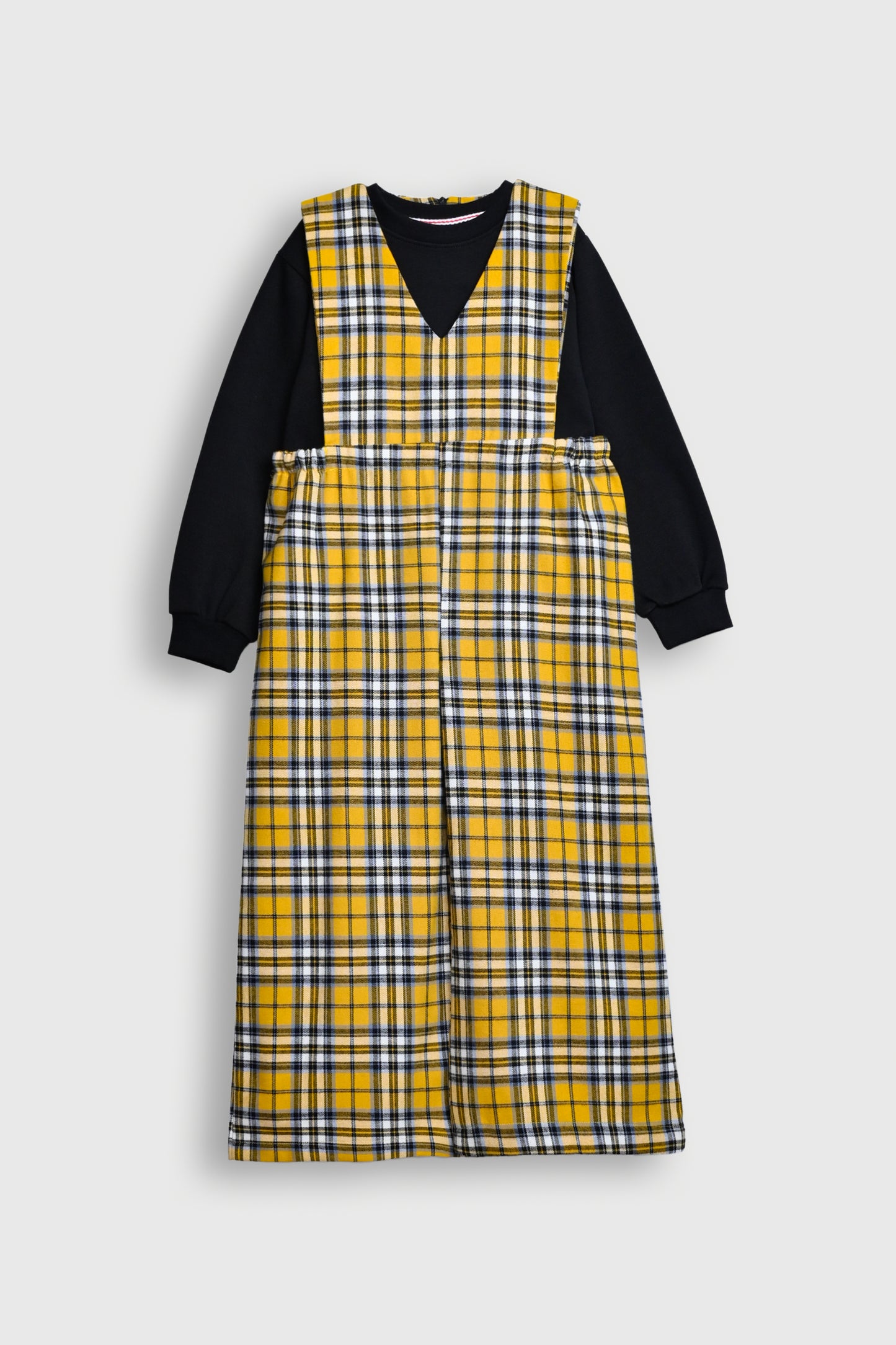 GIRLS PLAID BOW DRESS Reality