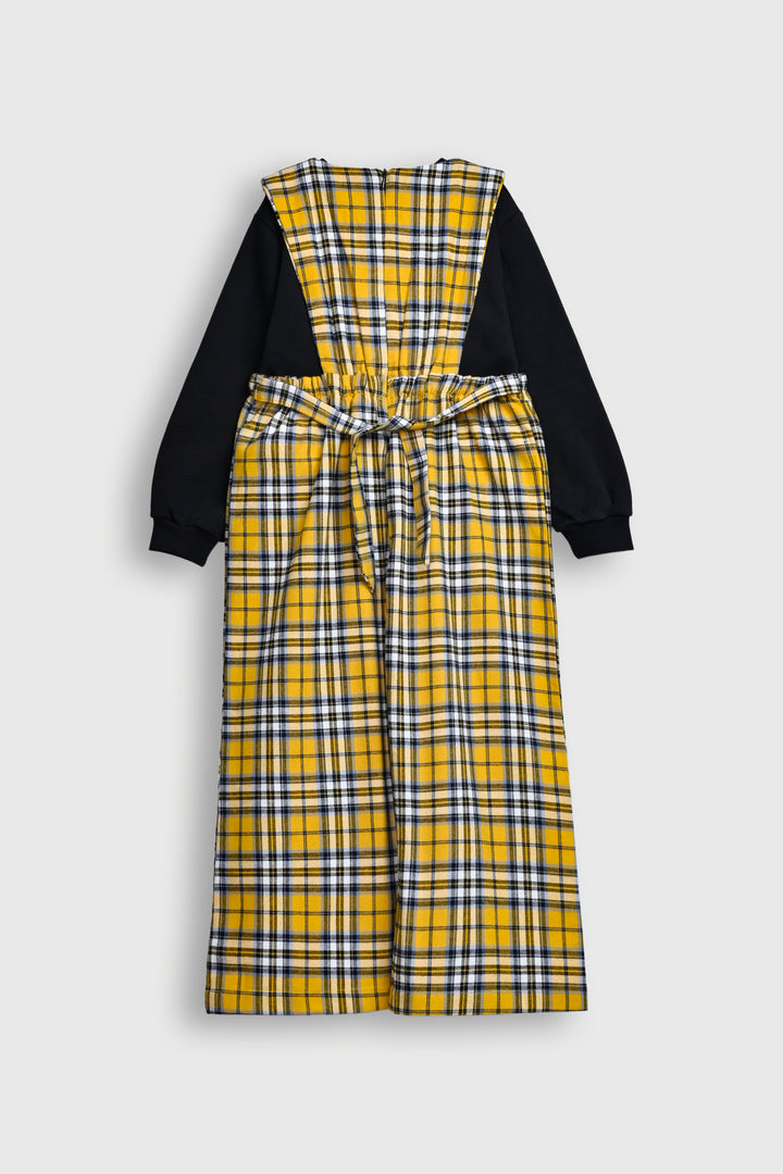GIRLS PLAID BOW DRESS Reality