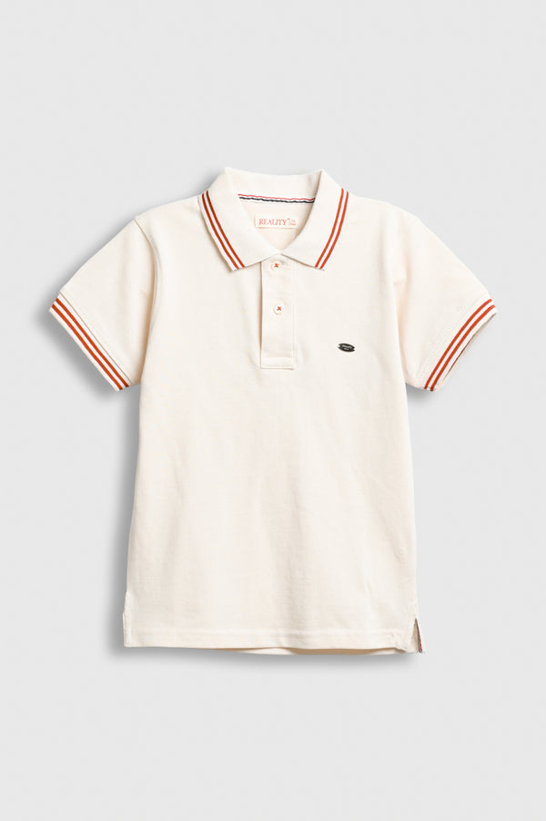 Off-White Stripe Polo Reality