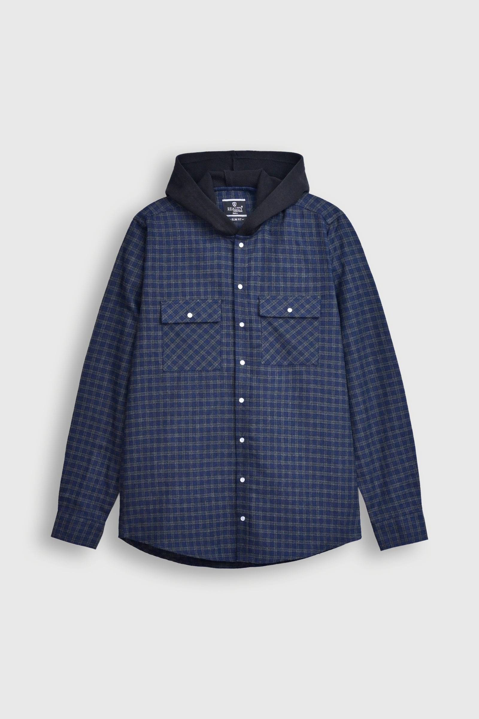 MEN DARK NAVY ZIPPER HOOD Reality