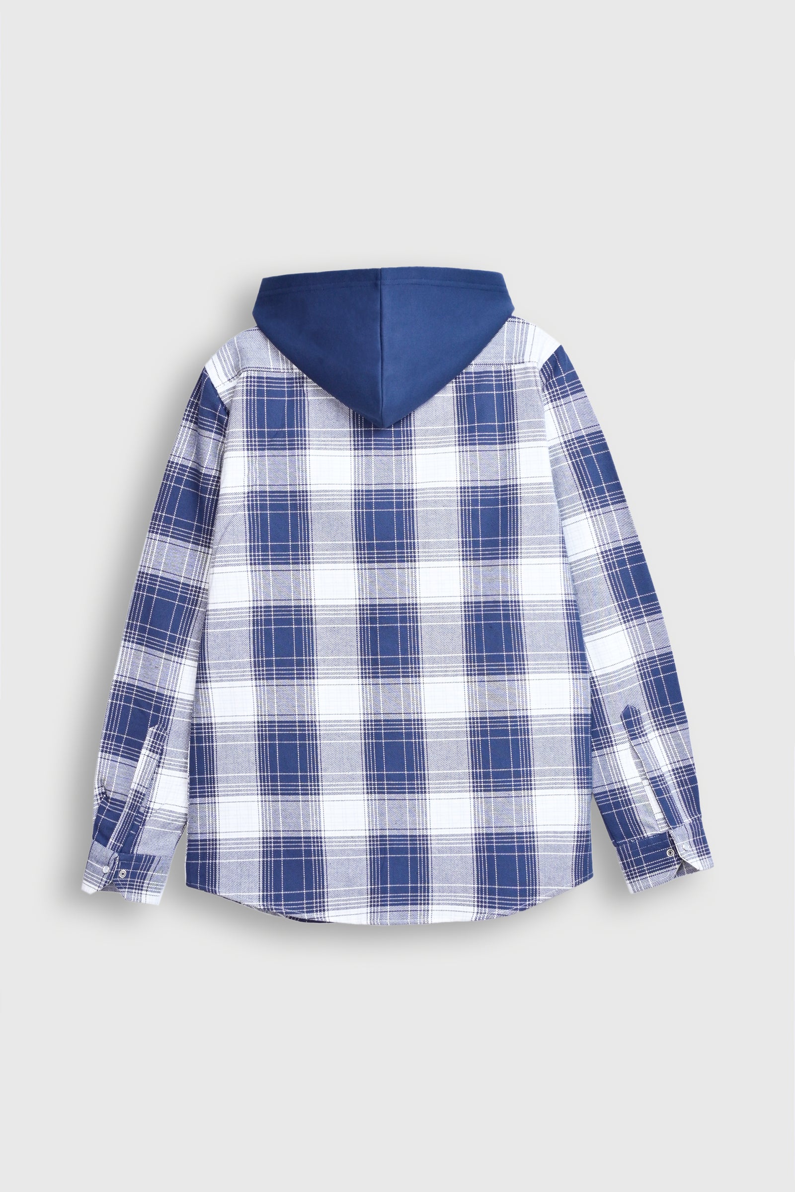 MEN ROYAL BLUE ZIPPER HOOD Reality