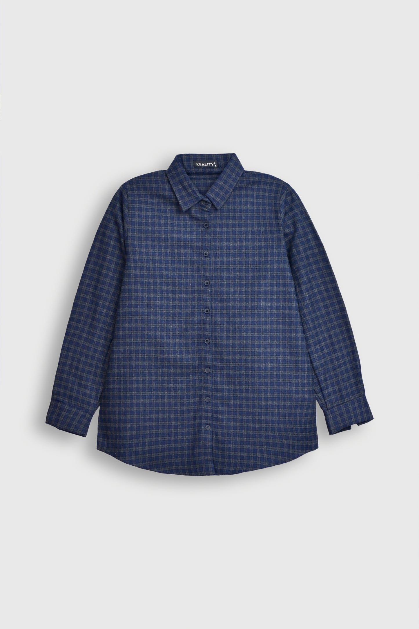 LADIES NAVY CASUAL SHIRT REALITY