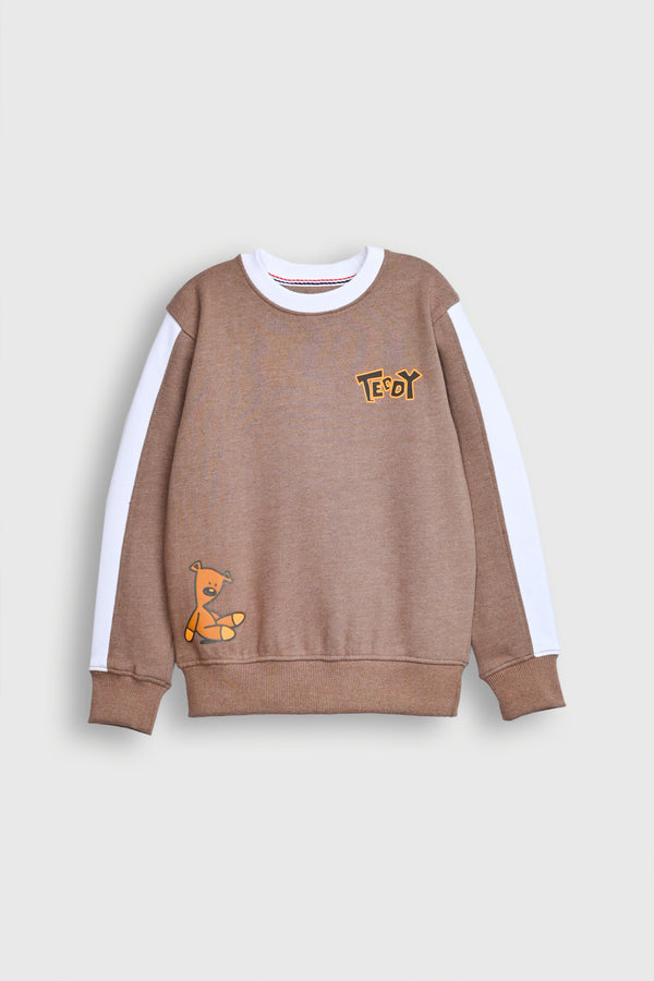 TEDDY LIGHT BROWN SWEATSHIRT Reality