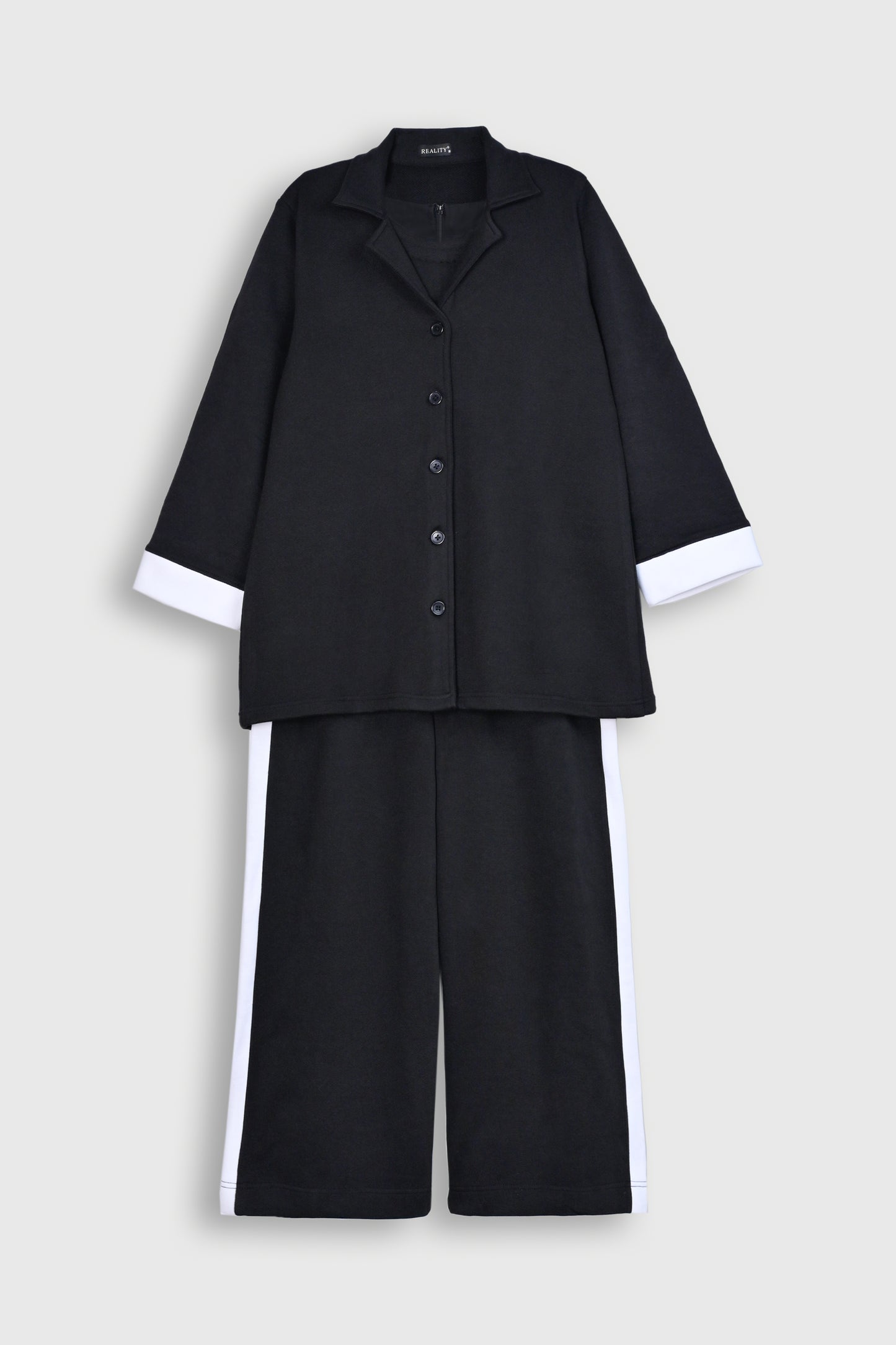 BLACK 2 PIECE DRESS Reality