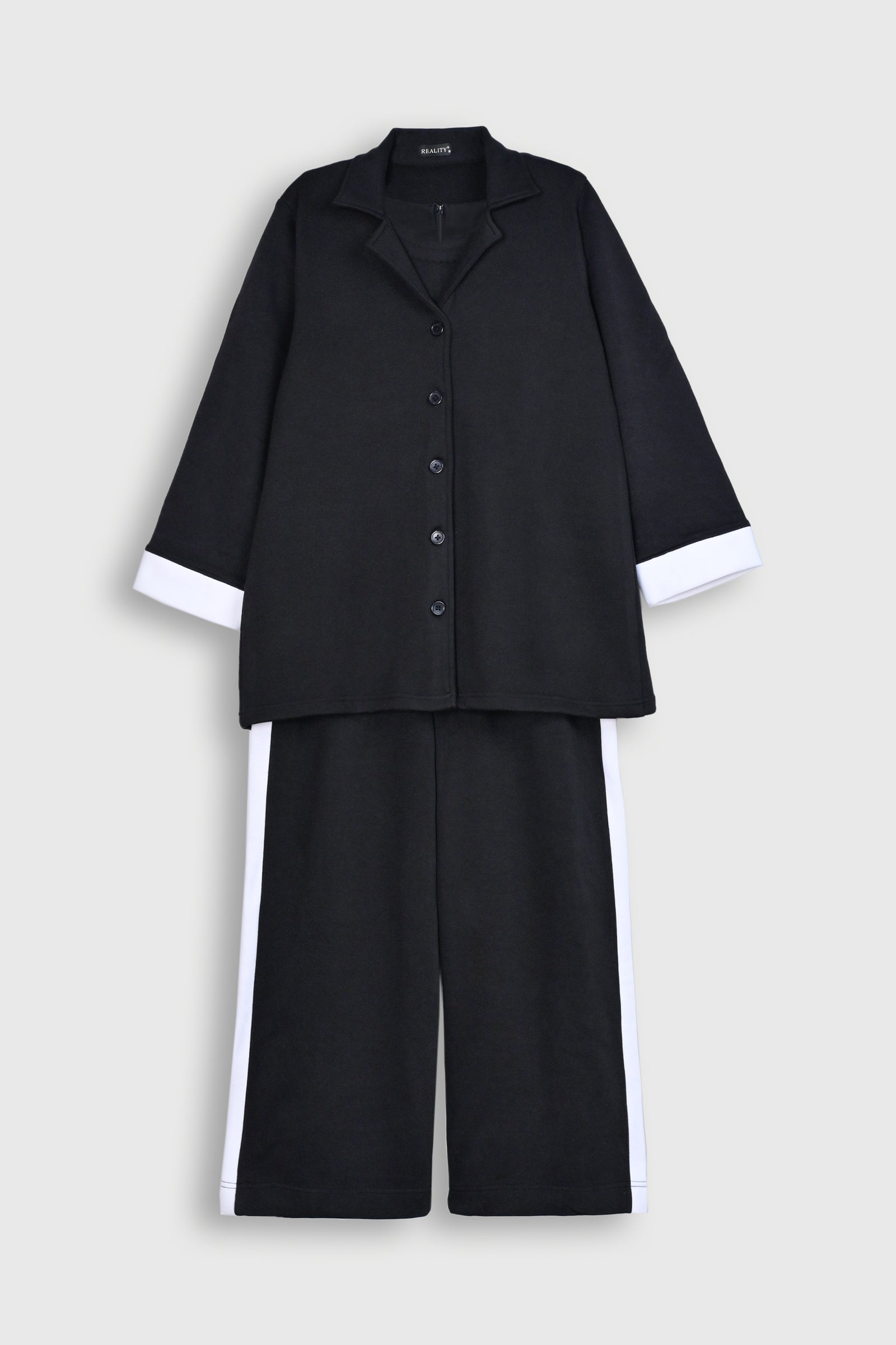 BLACK 2 PIECE DRESS Reality