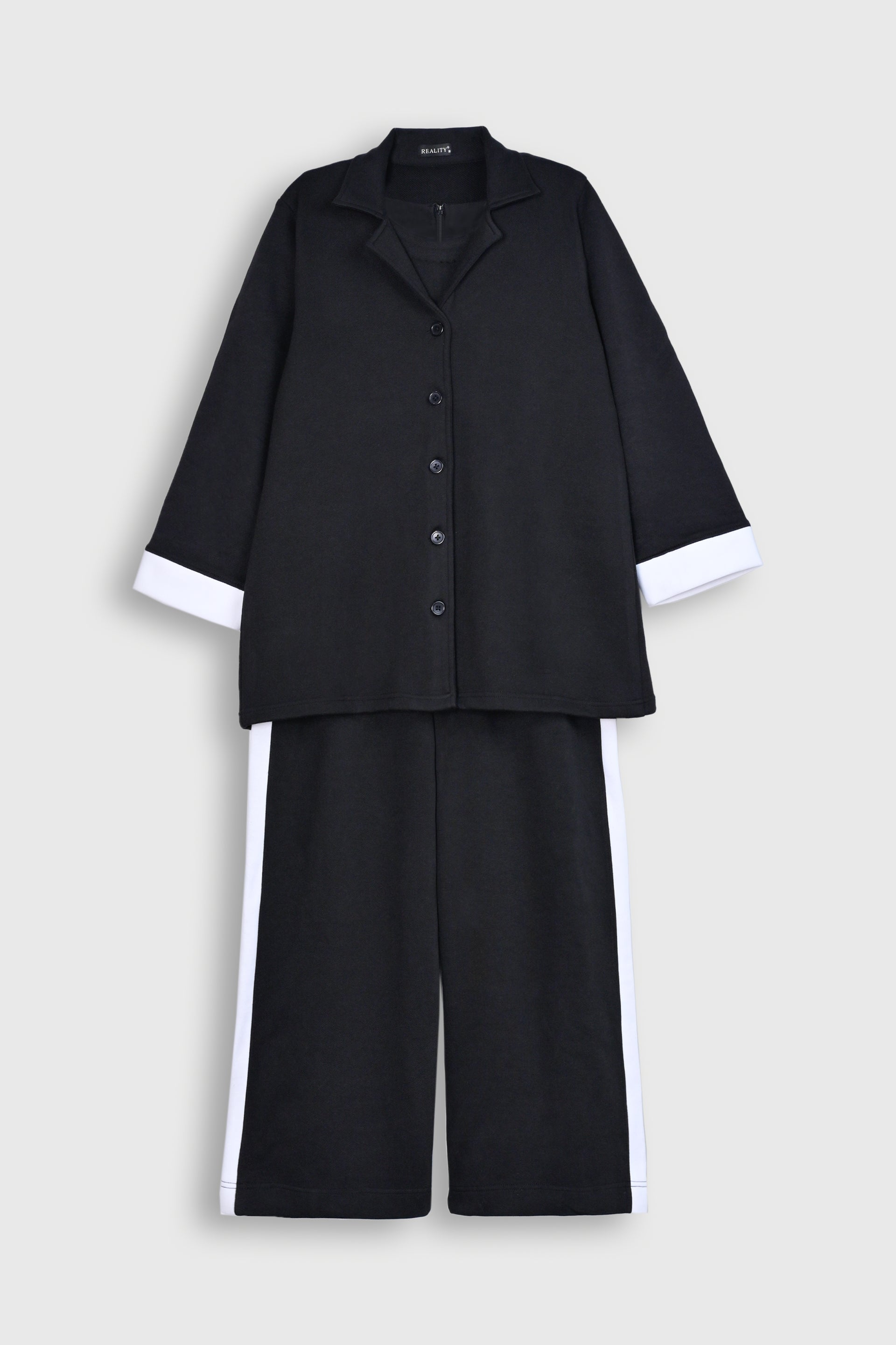 BLACK 2 PIECE DRESS Reality