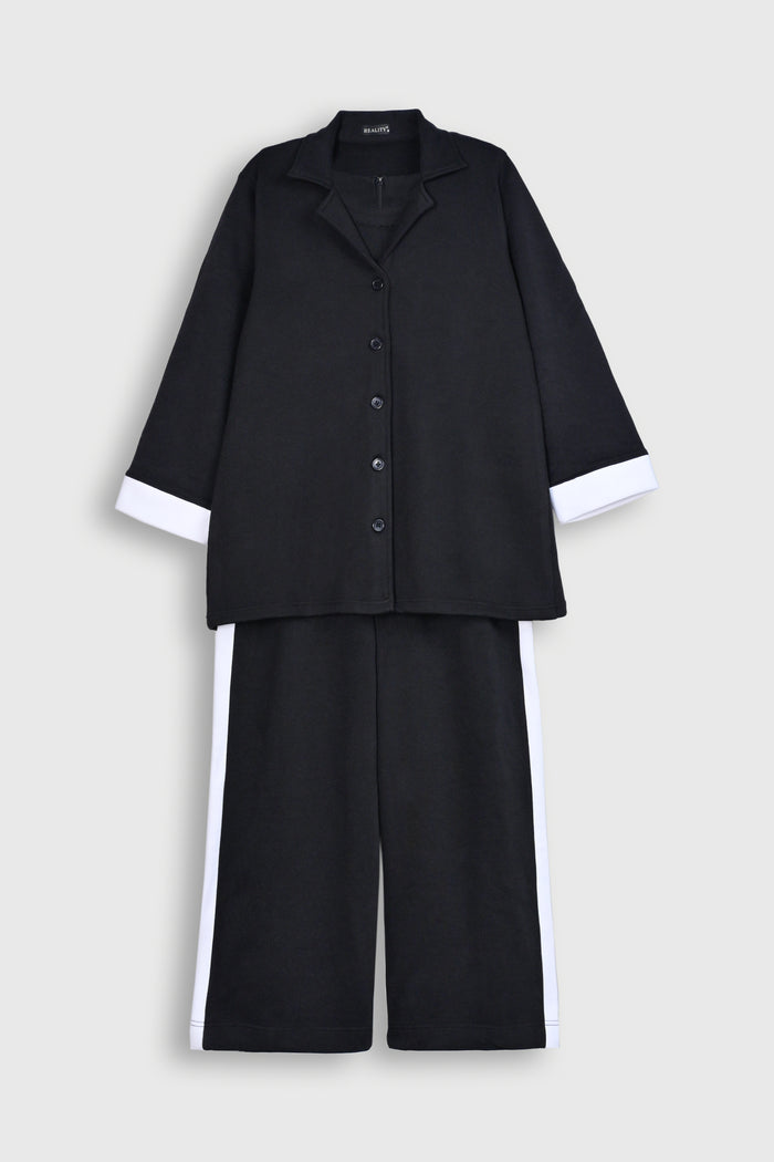 BLACK 2 PIECE DRESS Reality