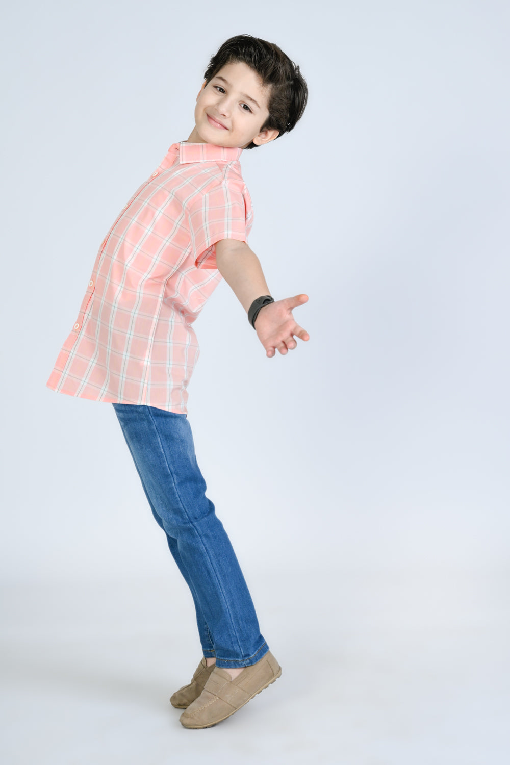 Boys CASUAL PEACH SHIRT Reality