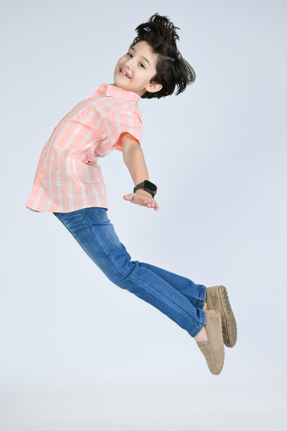 Boys CASUAL PEACH SHIRT Reality