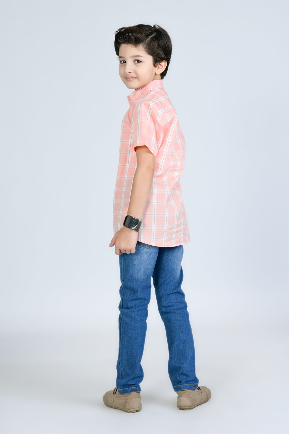 Boys CASUAL PEACH SHIRT Reality