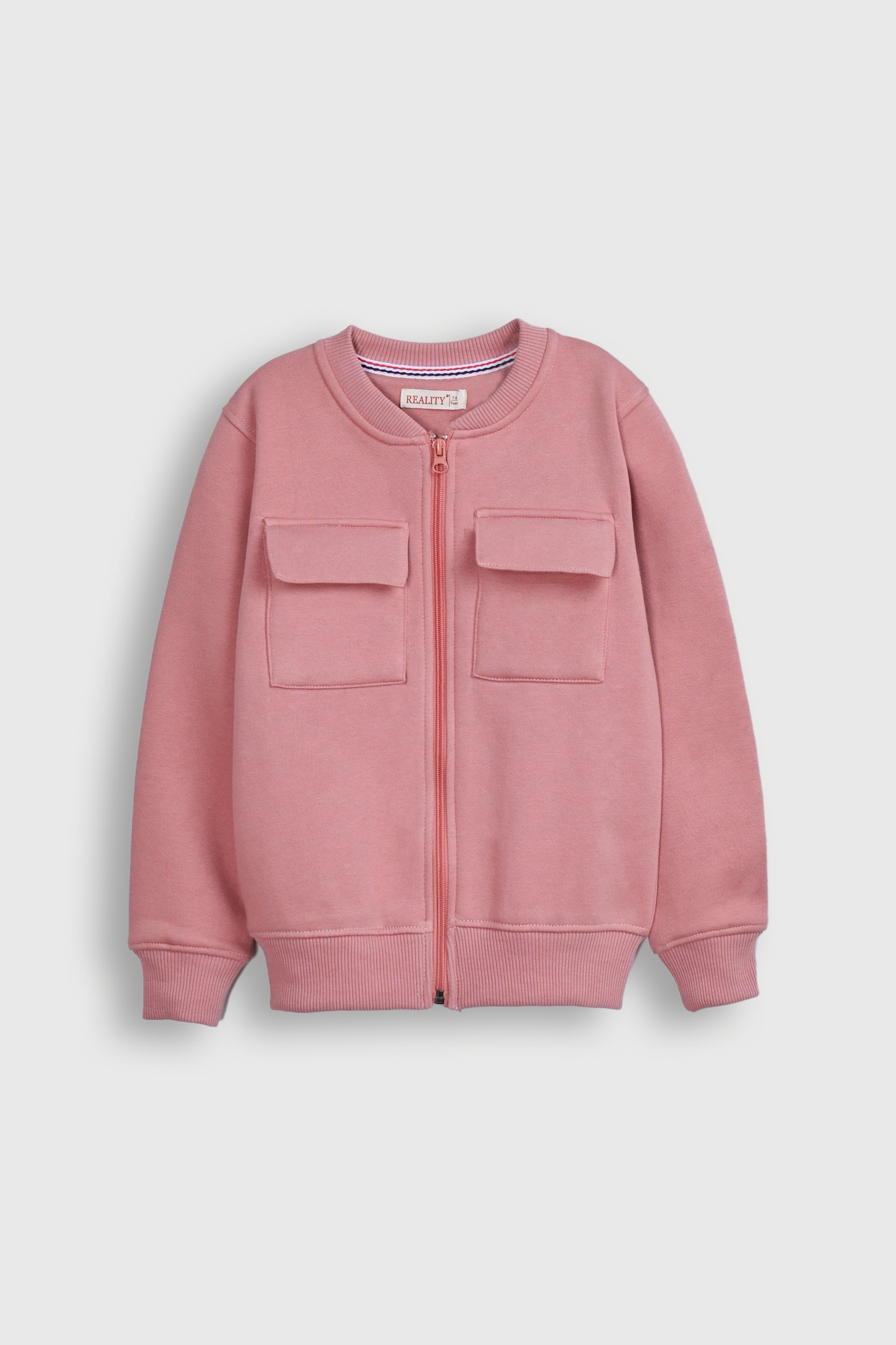DOUBLE PINK POCKET ZIP-UP Reality