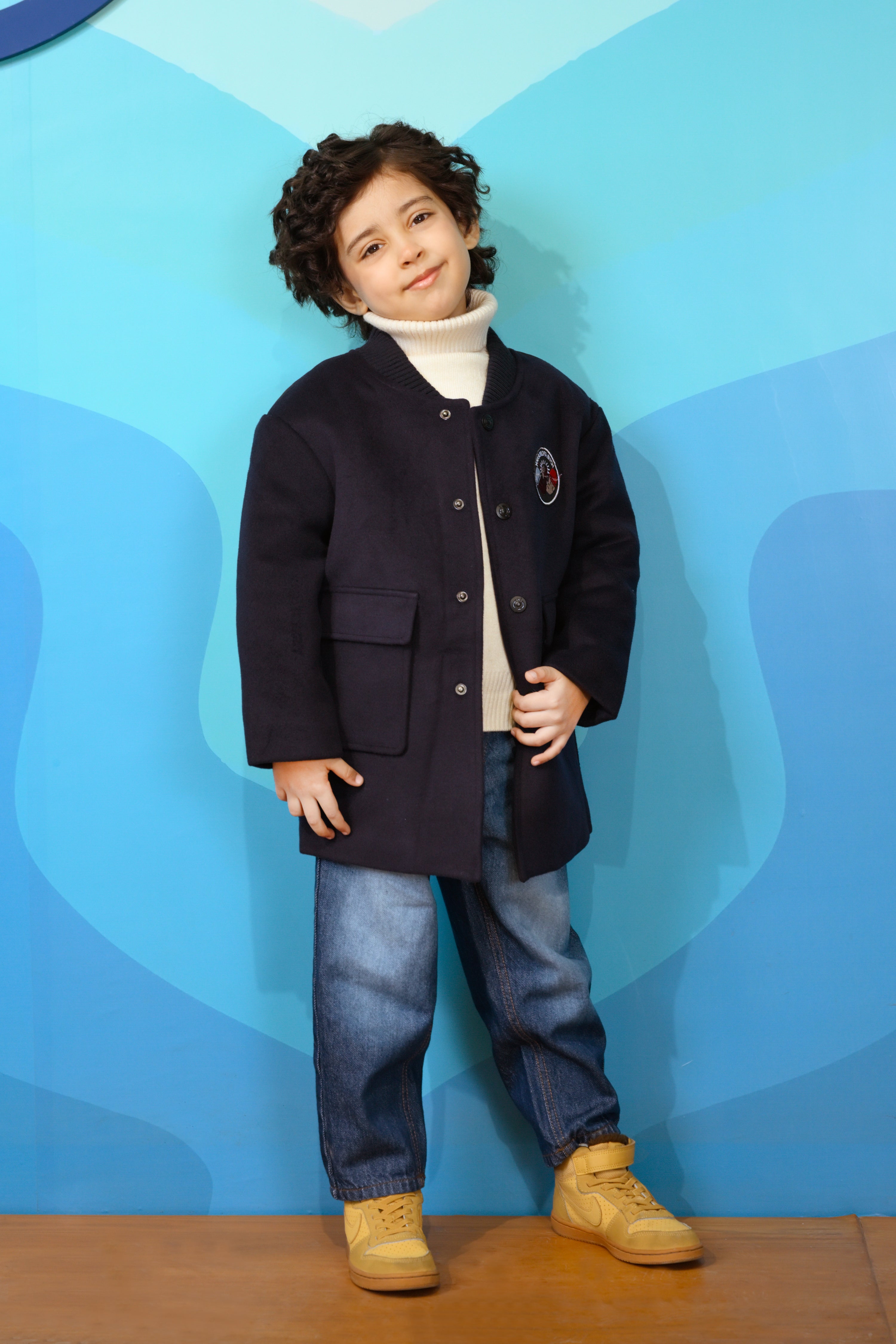KIDS Navy JACKET Reality