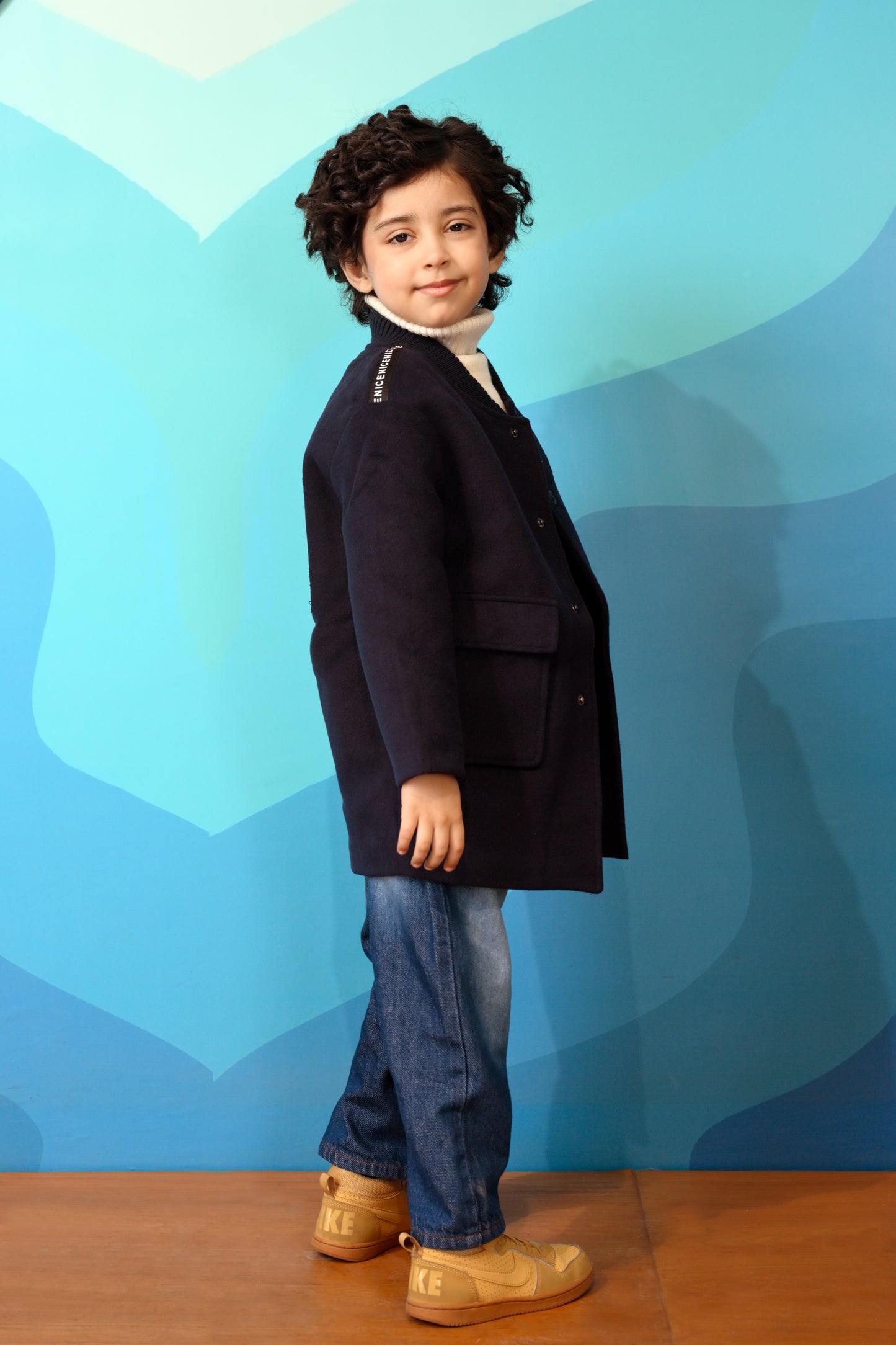 KIDS Navy JACKET Reality