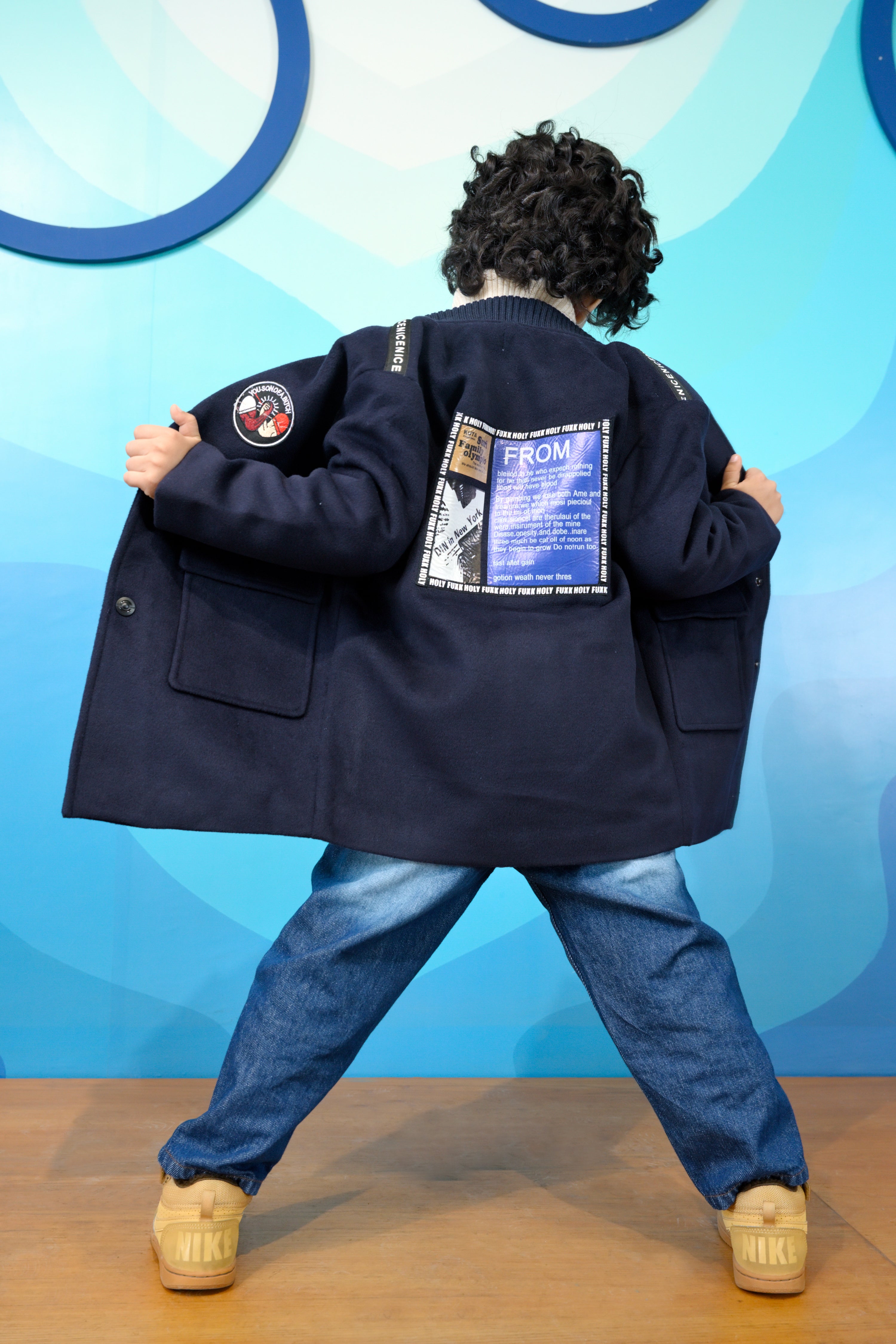 KIDS Navy JACKET Reality