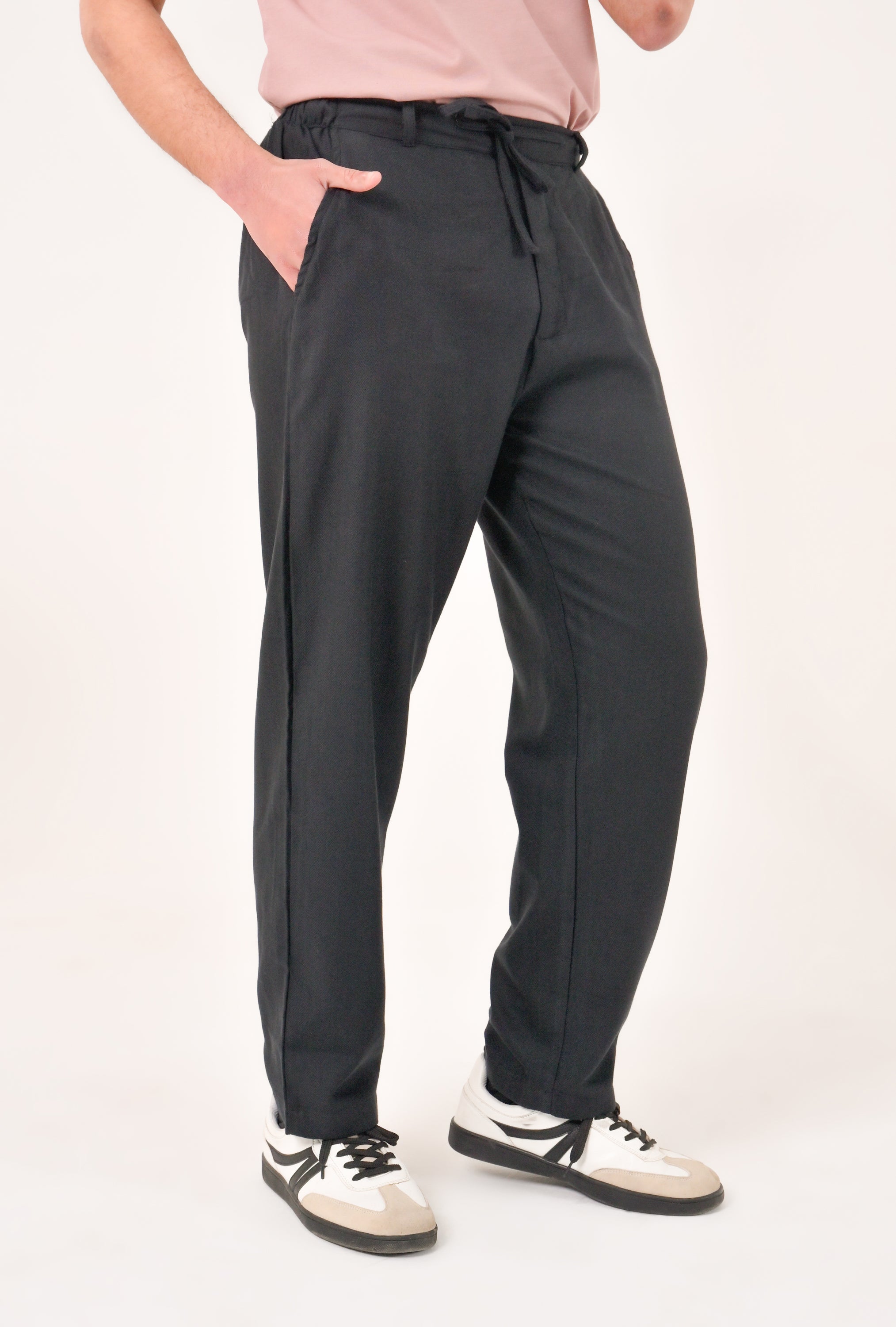 MENS BLACK TROUSER Reality