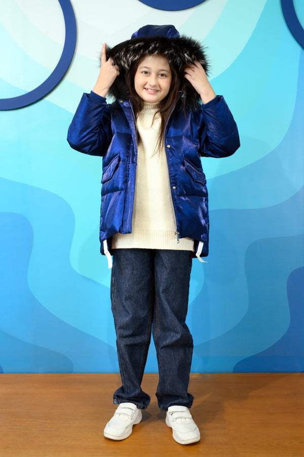 KIDS ROYAL BLUE JACKET Reality