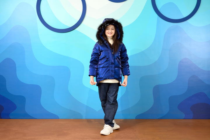 KIDS ROYAL BLUE JACKET Reality
