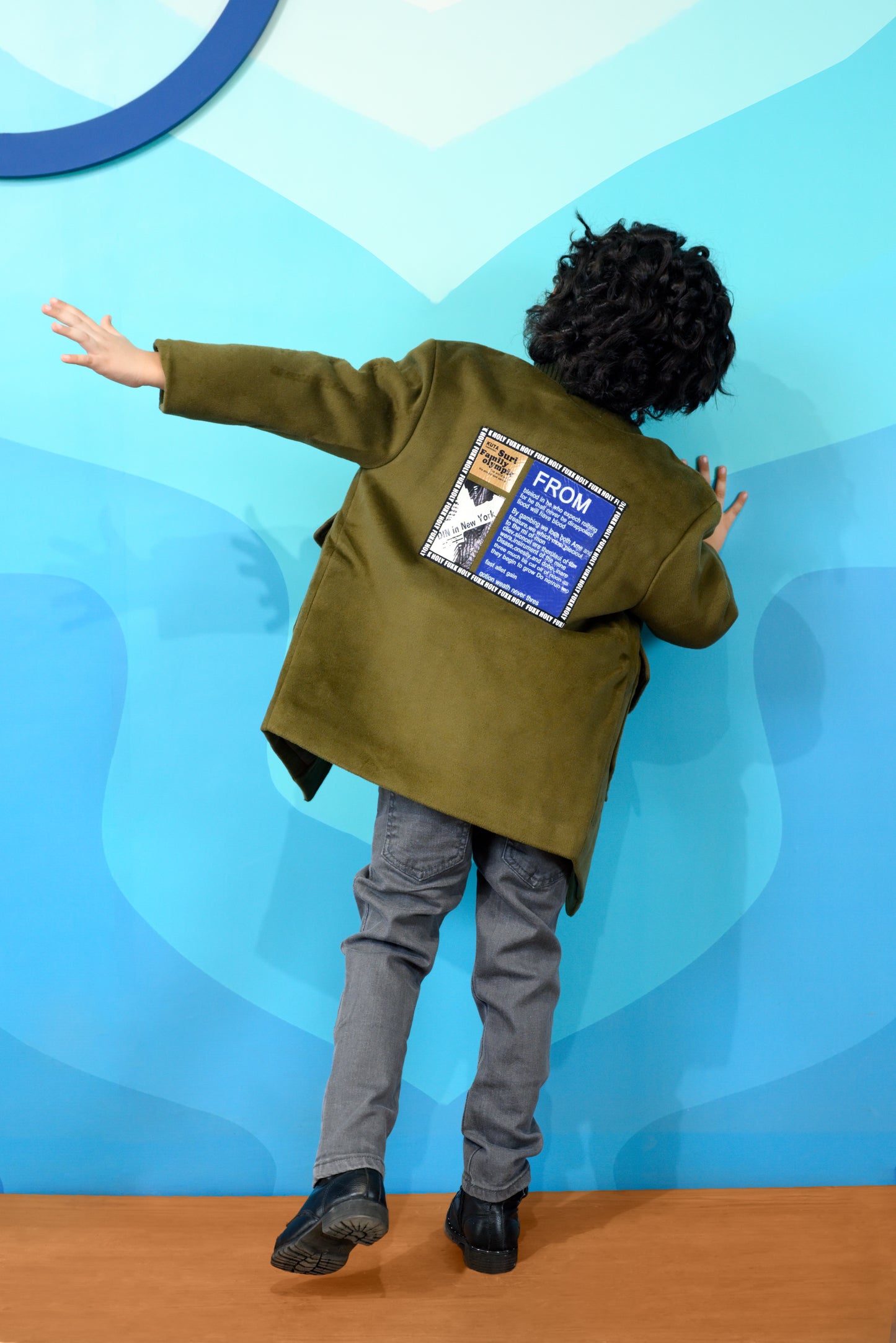 KIDS ARMY GREEN JACKET Reality