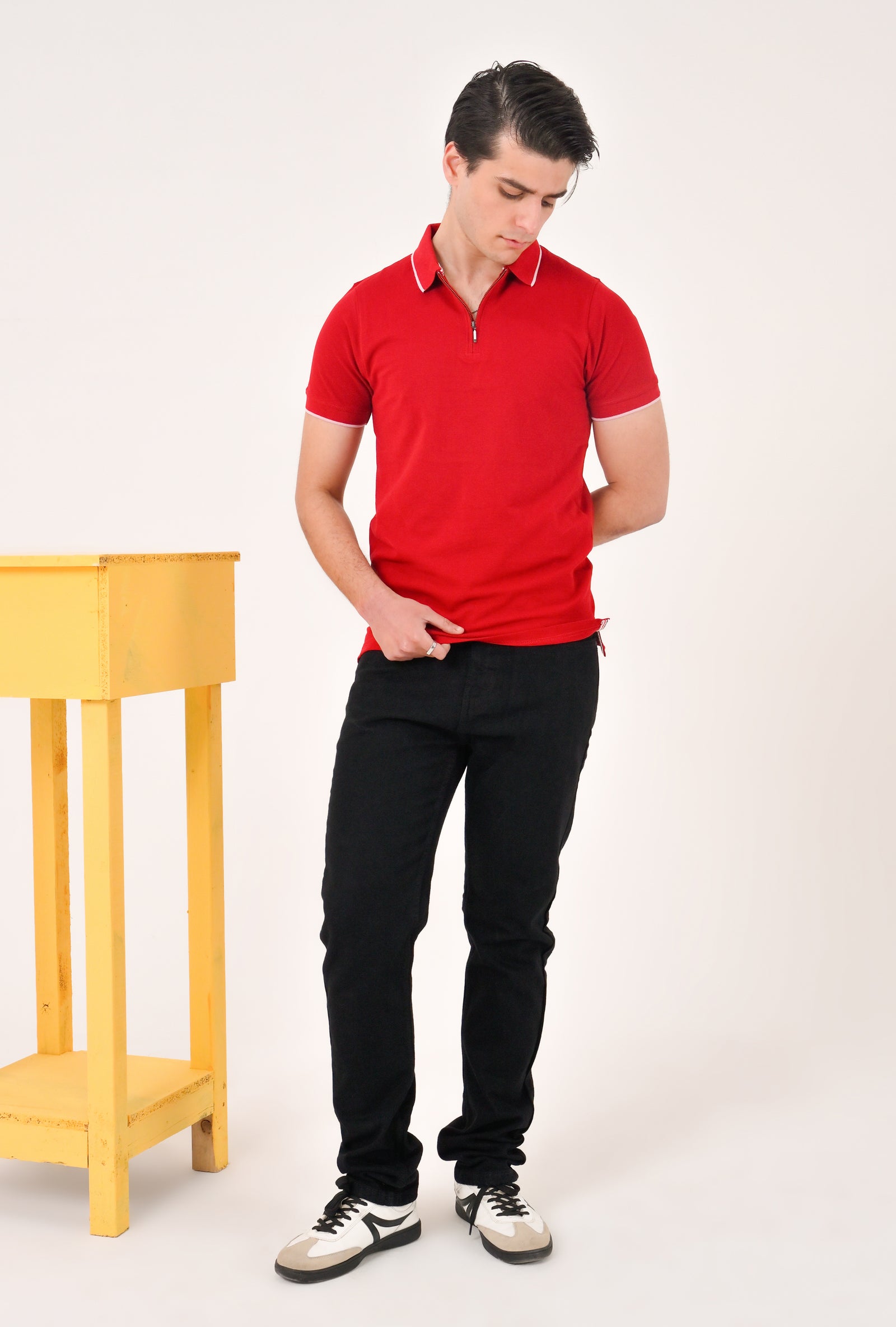 MEN MEHROON POLO Reality