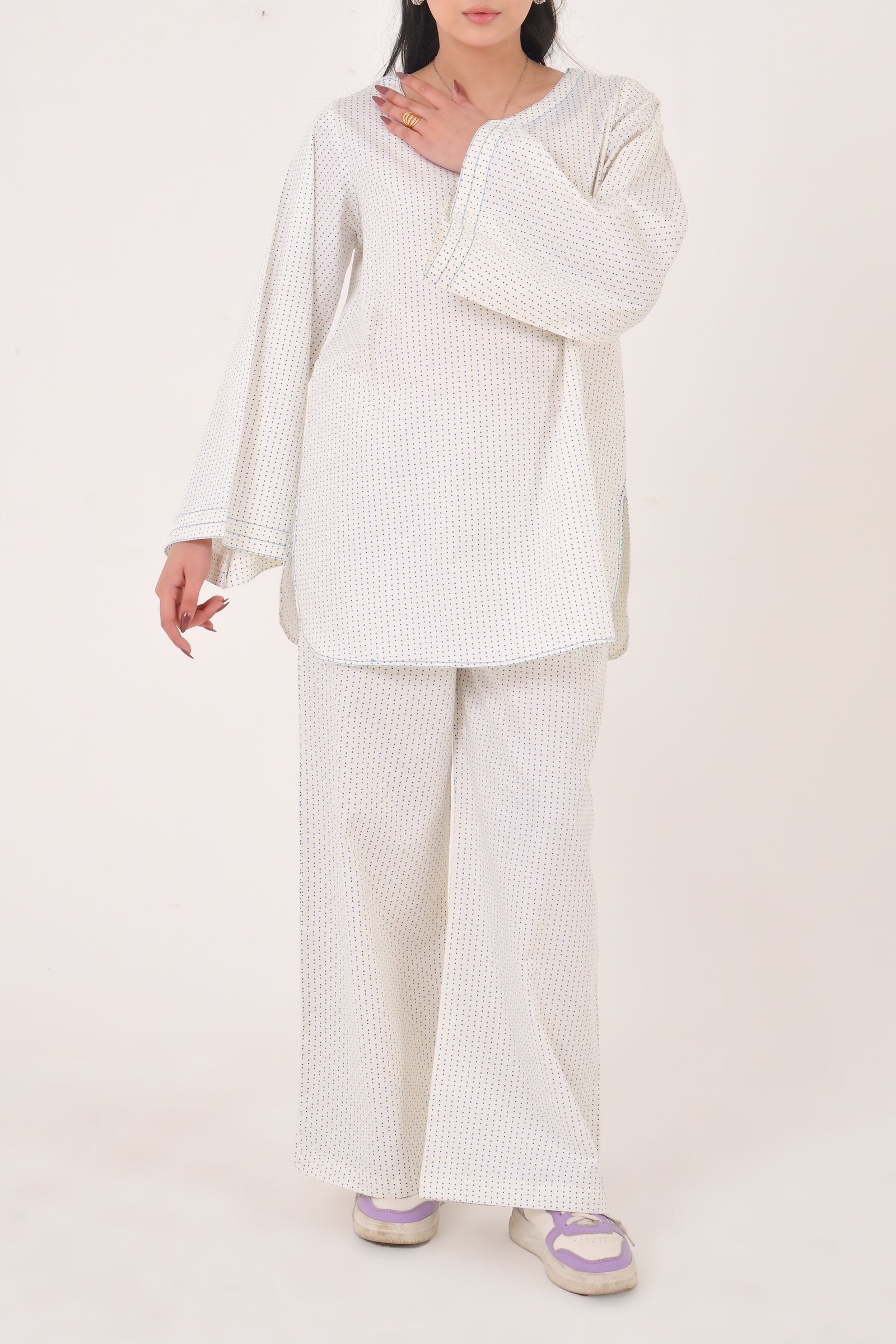 WHITE DREAMY DAZE CO-ORD SET Reality