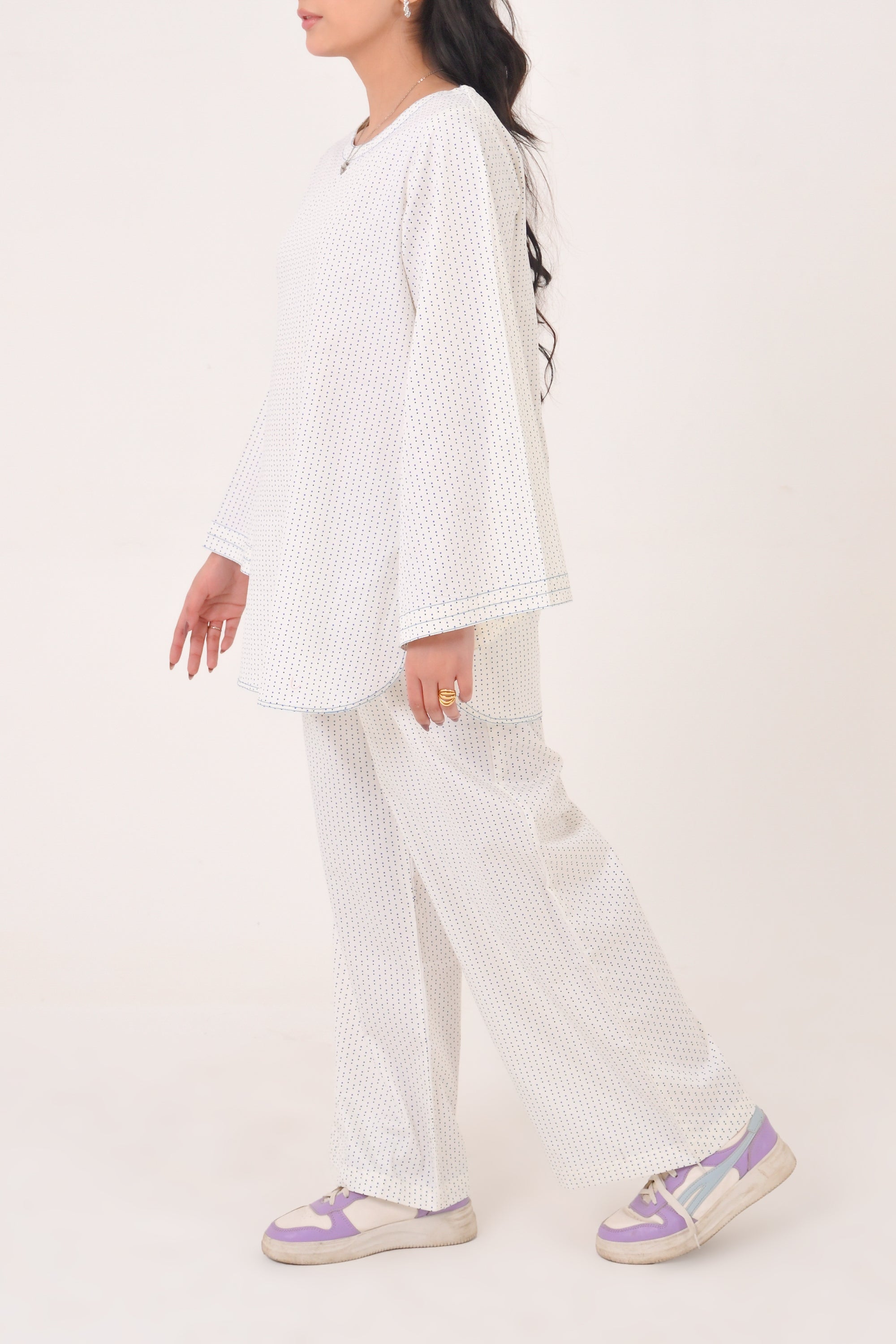 WHITE DREAMY DAZE CO-ORD SET Reality