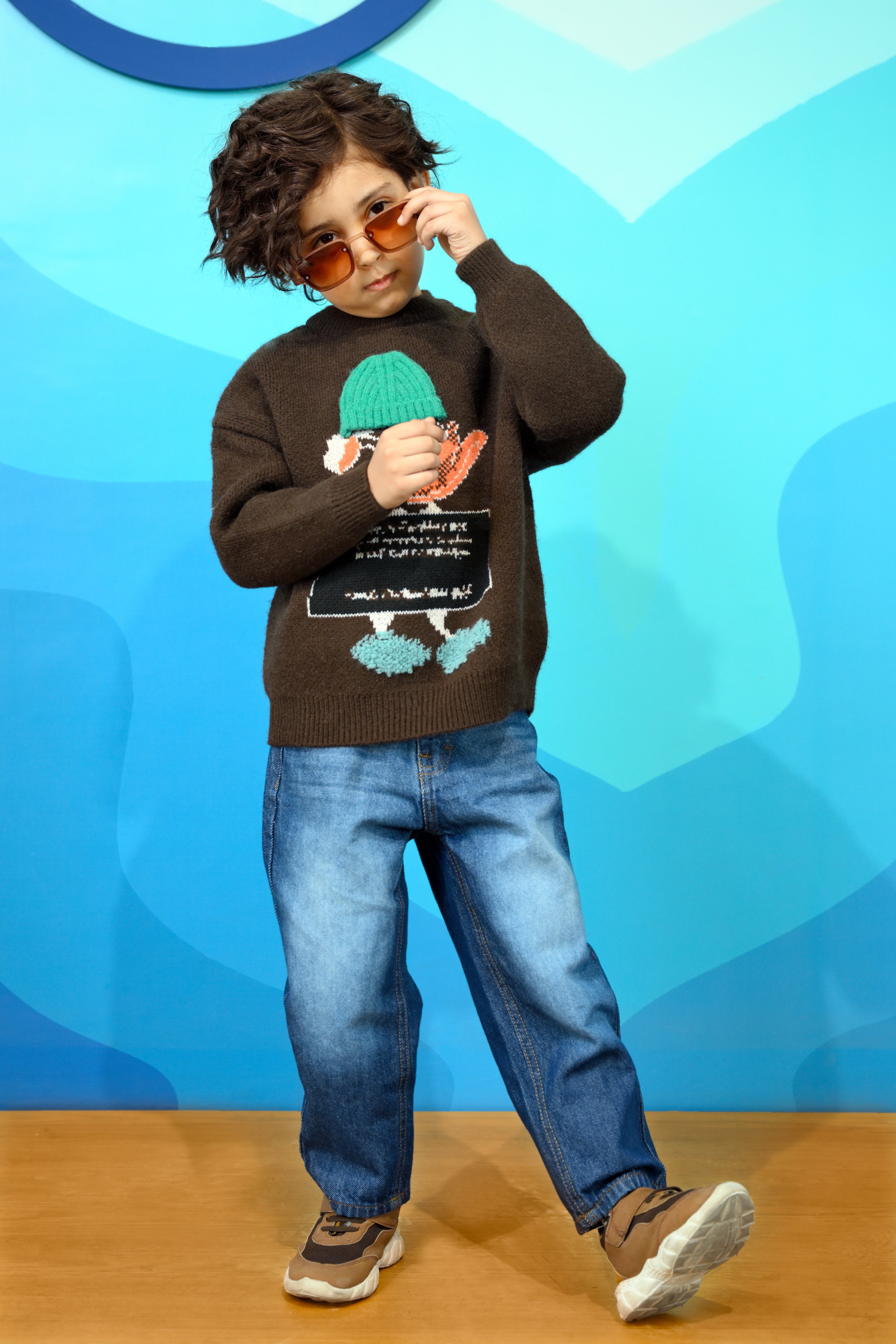 BOYS COFFEE SWEATER Reality