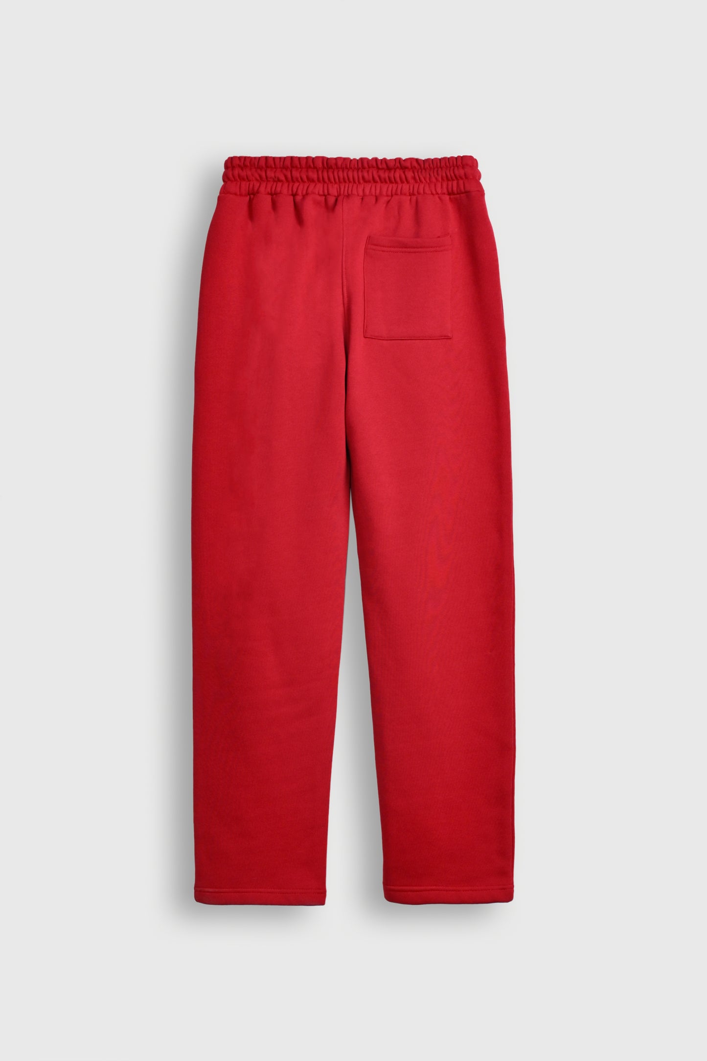 STRAIGHT FIT RED TROUSER Reality