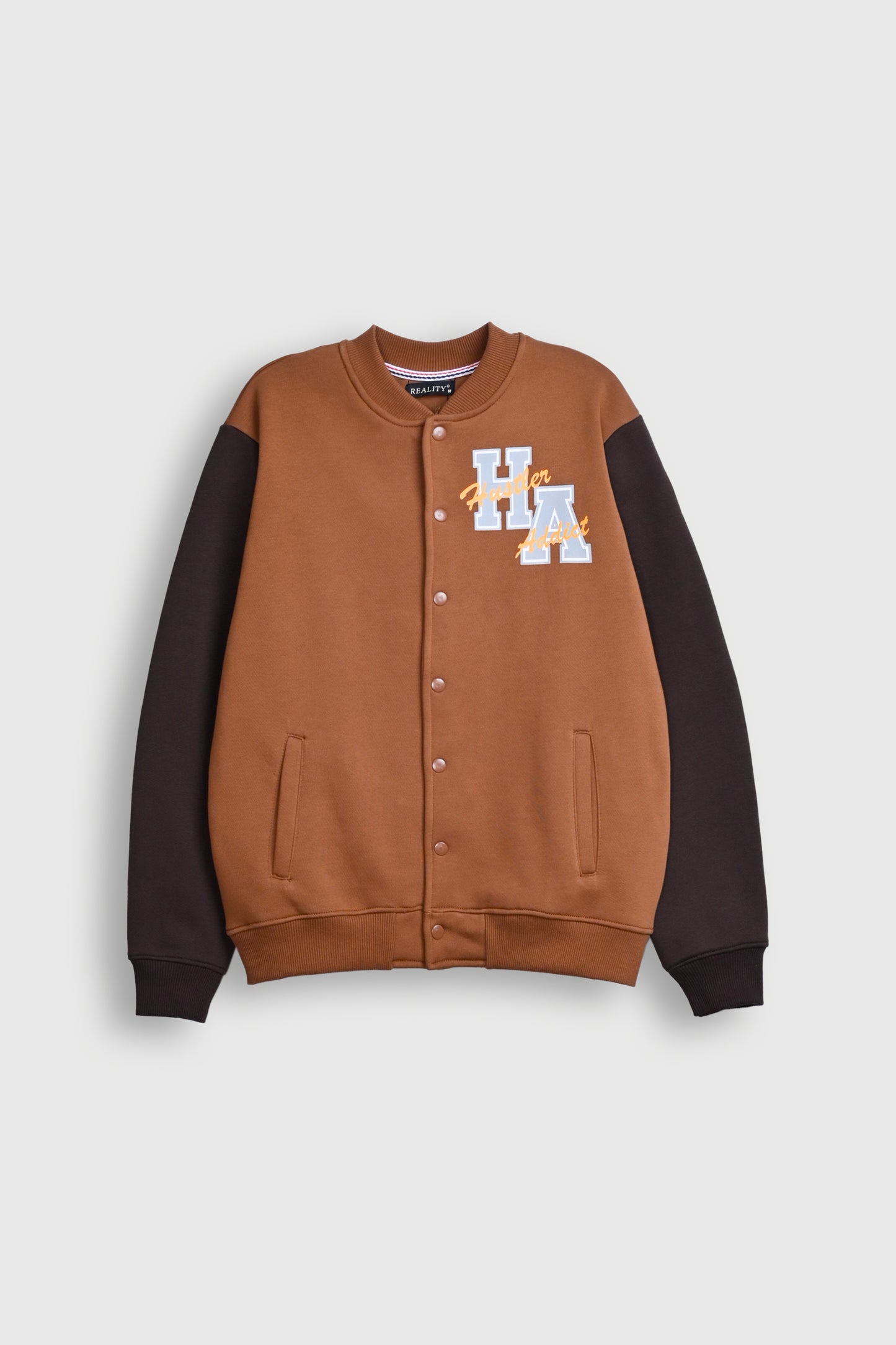 MEN BROWN JACKET Reality