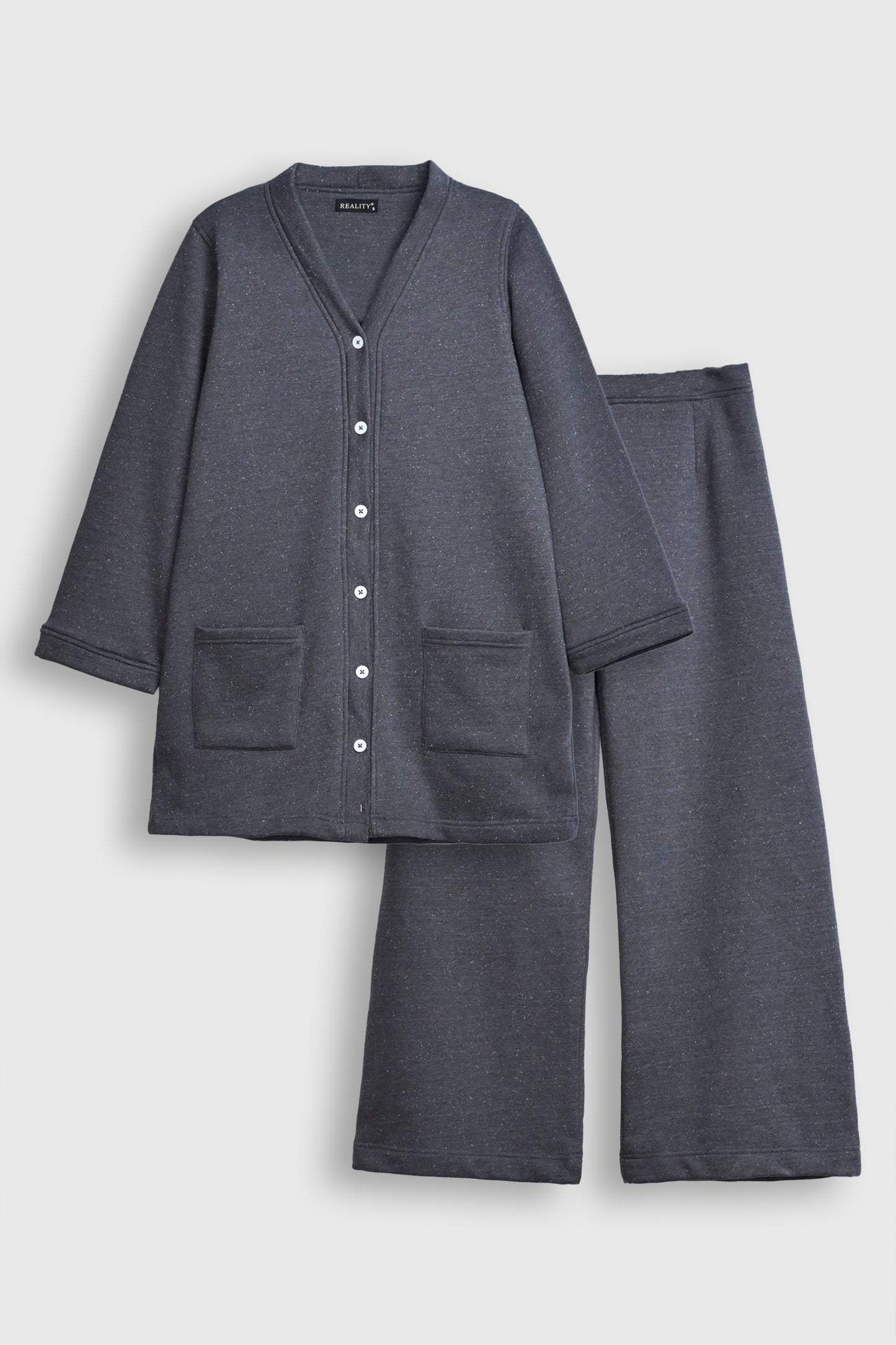 CARDIGAN DARK BLUE WITH BOTTOM Reality