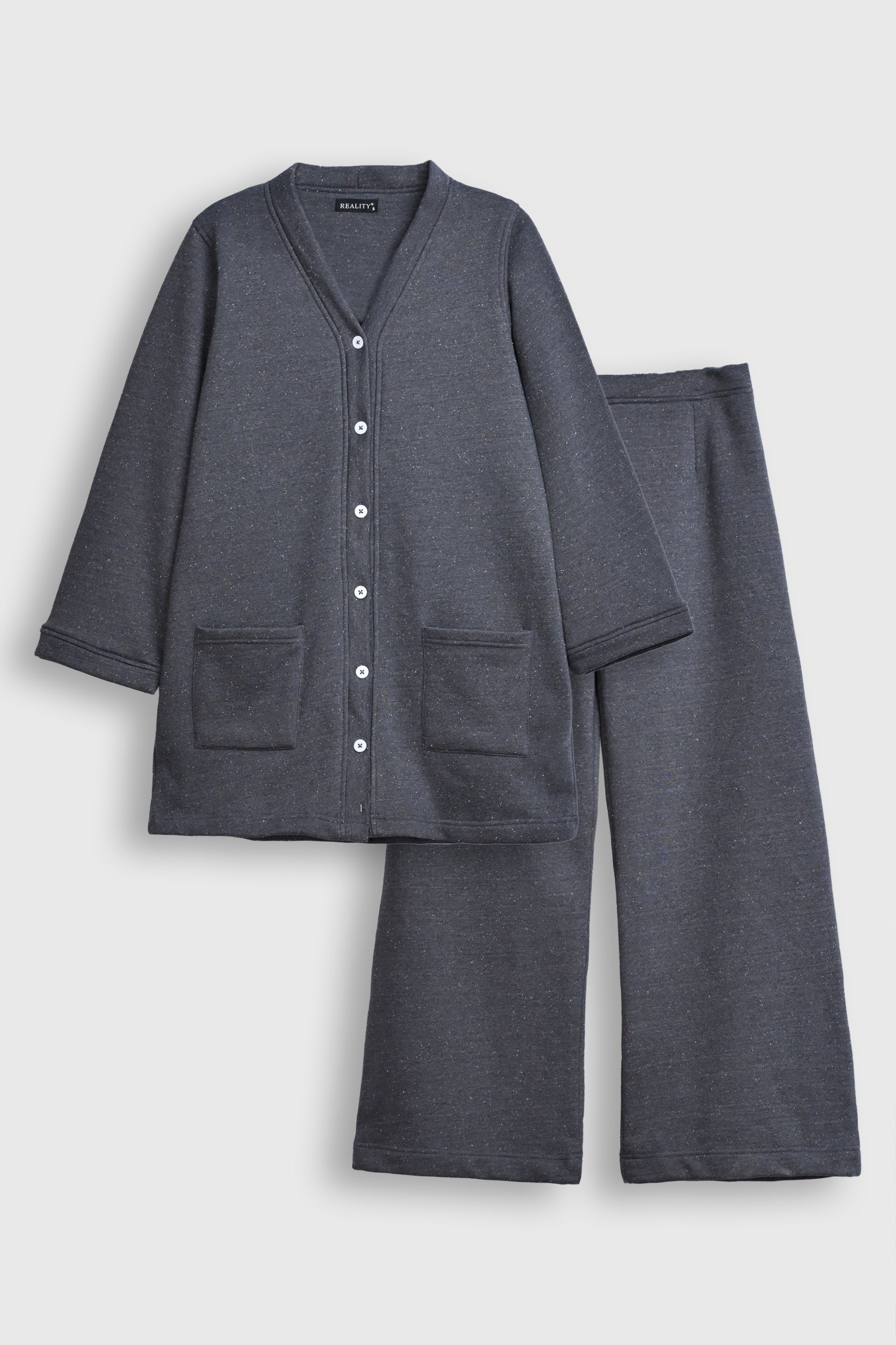 CARDIGAN DARK BLUE WITH BOTTOM Reality