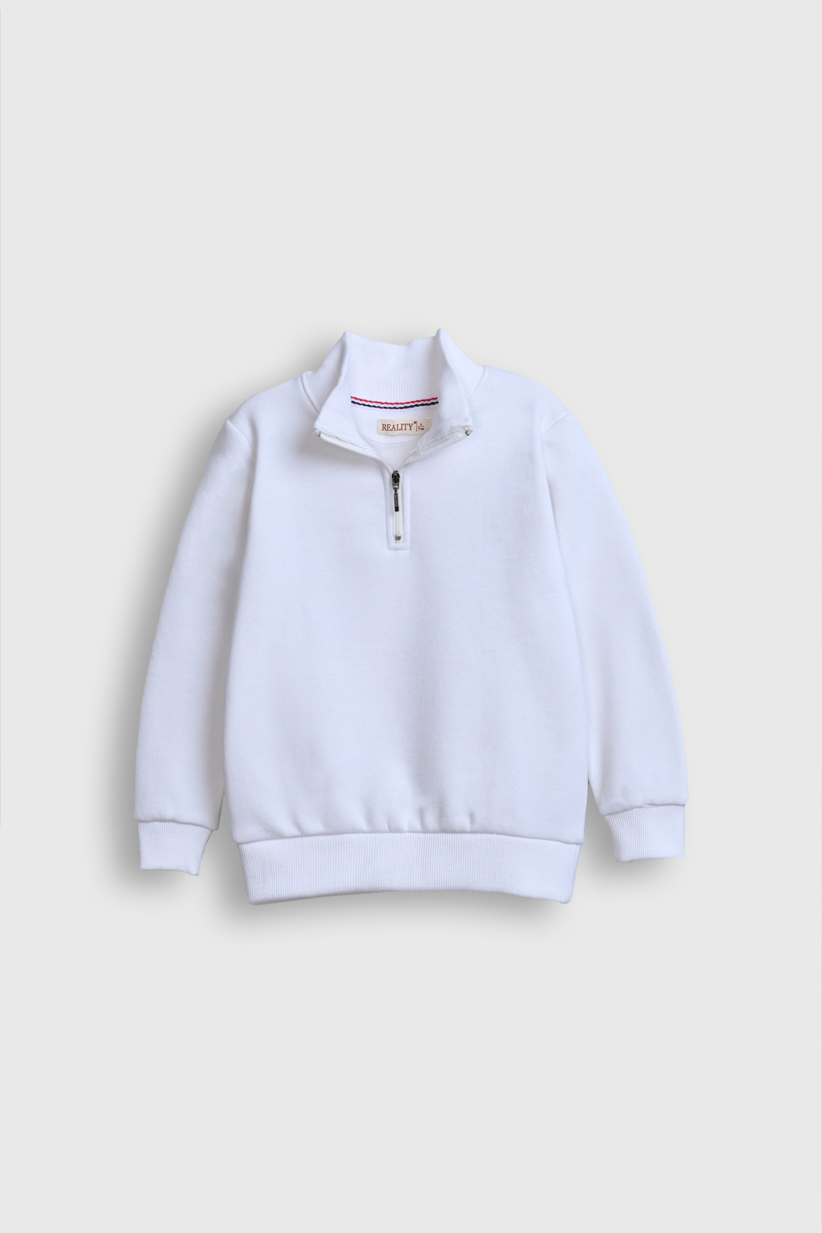 HALF PINK WHITE SWEATSHIRT Reality