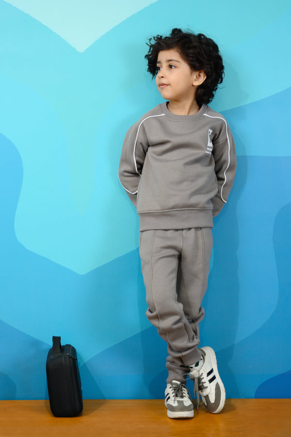 BOYS GRAY CO-ORDS SET Reality