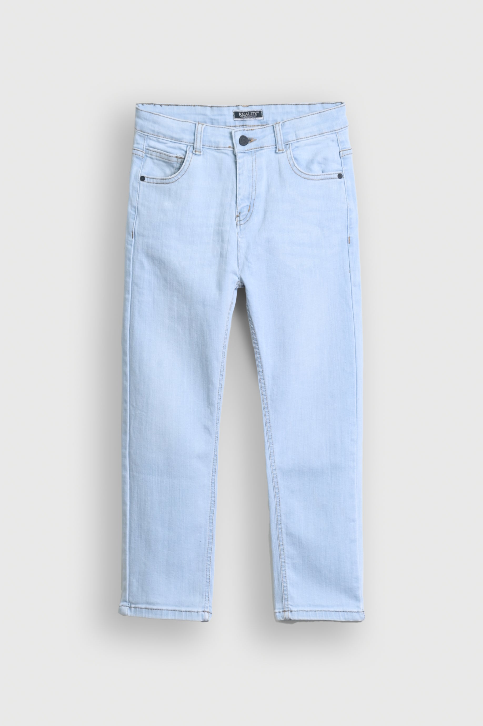 ICE BLUE Washed Wide-Leg Jeans for Boys Reality