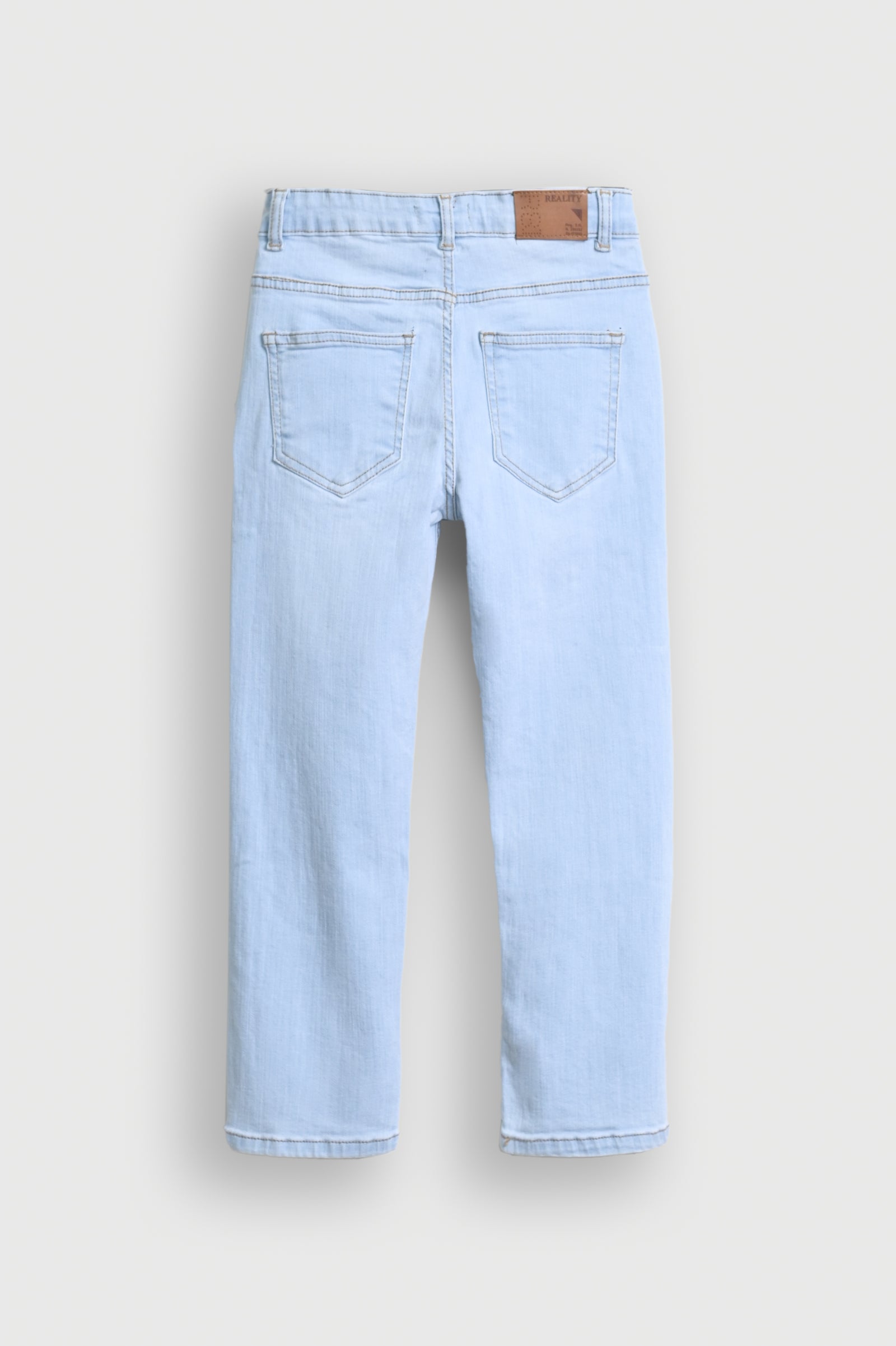 ICE BLUE Washed Wide-Leg Jeans for Boys Reality