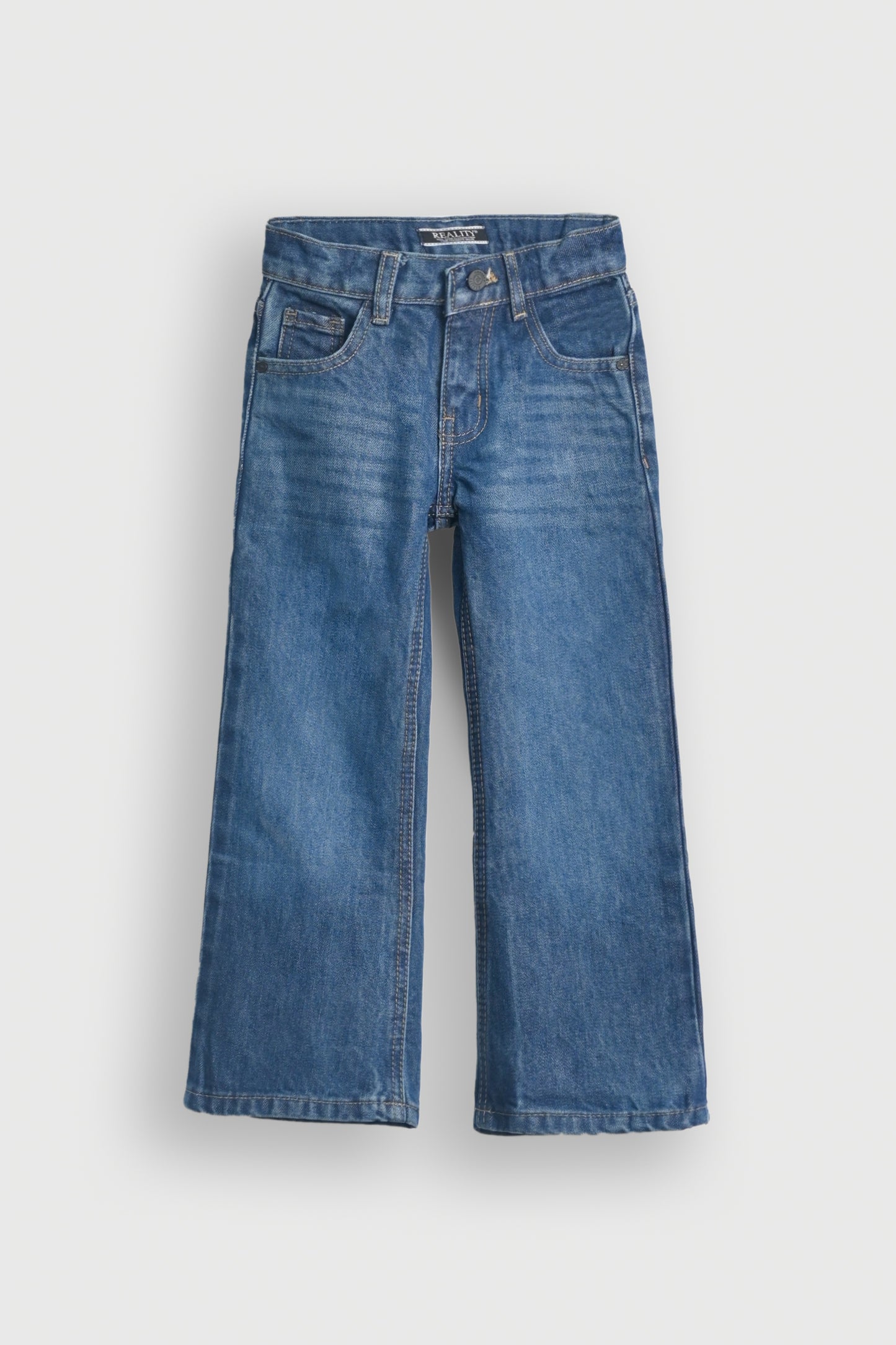 GIRLS MID BLUE DENIM Reality