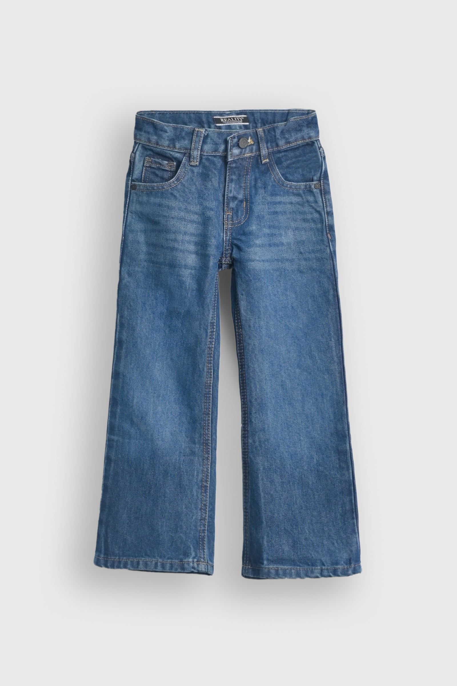 GIRLS MID BLUE DENIM Reality