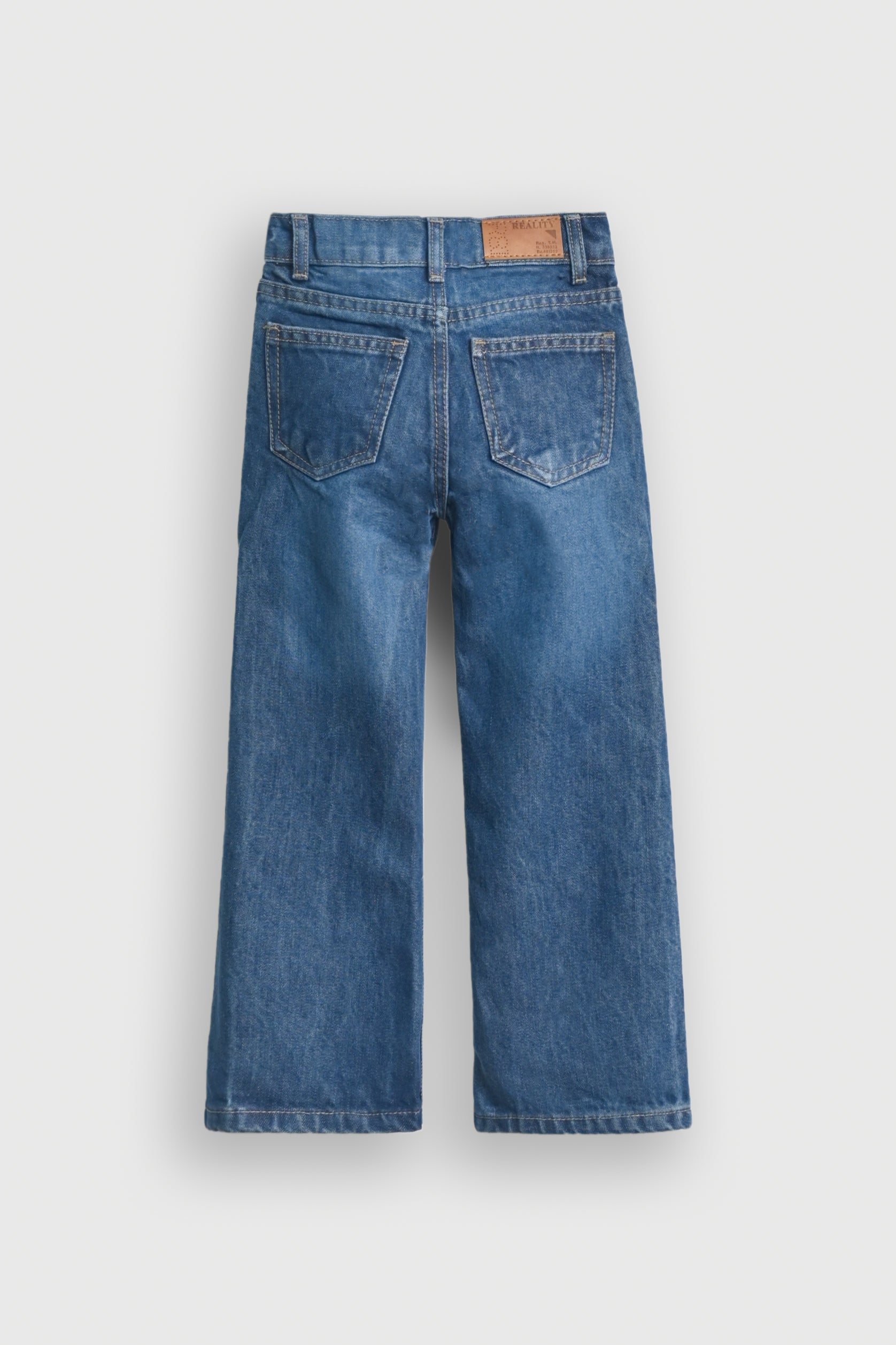 GIRLS MID BLUE DENIM Reality