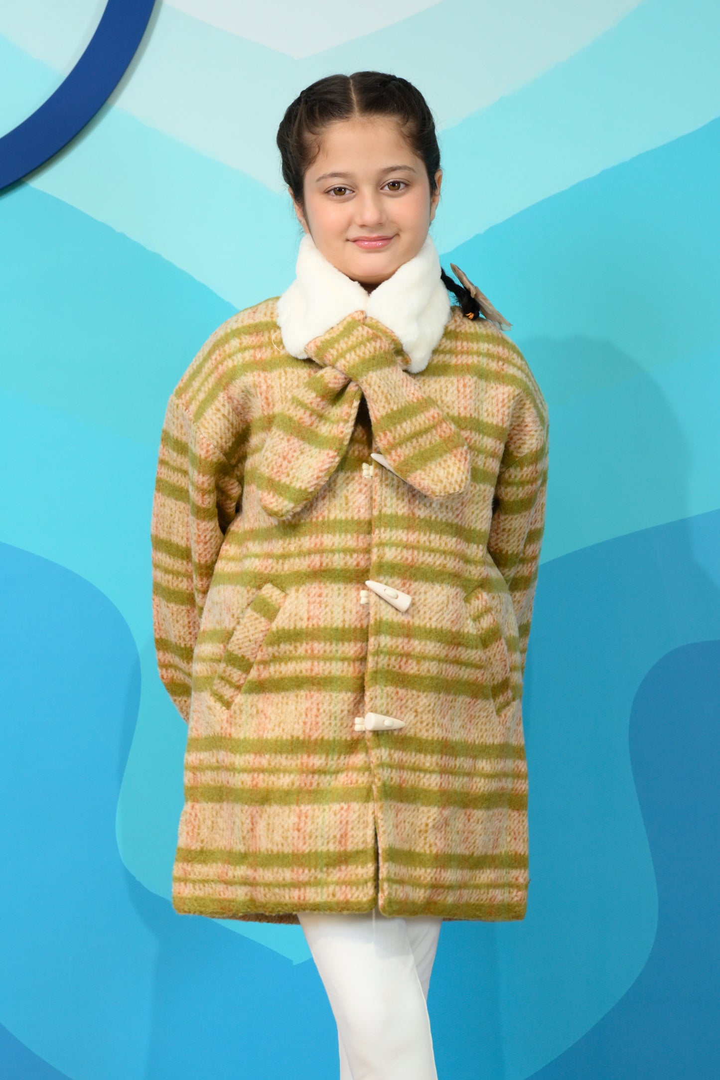 Cosy Winter Berry Toggle Coat Reality