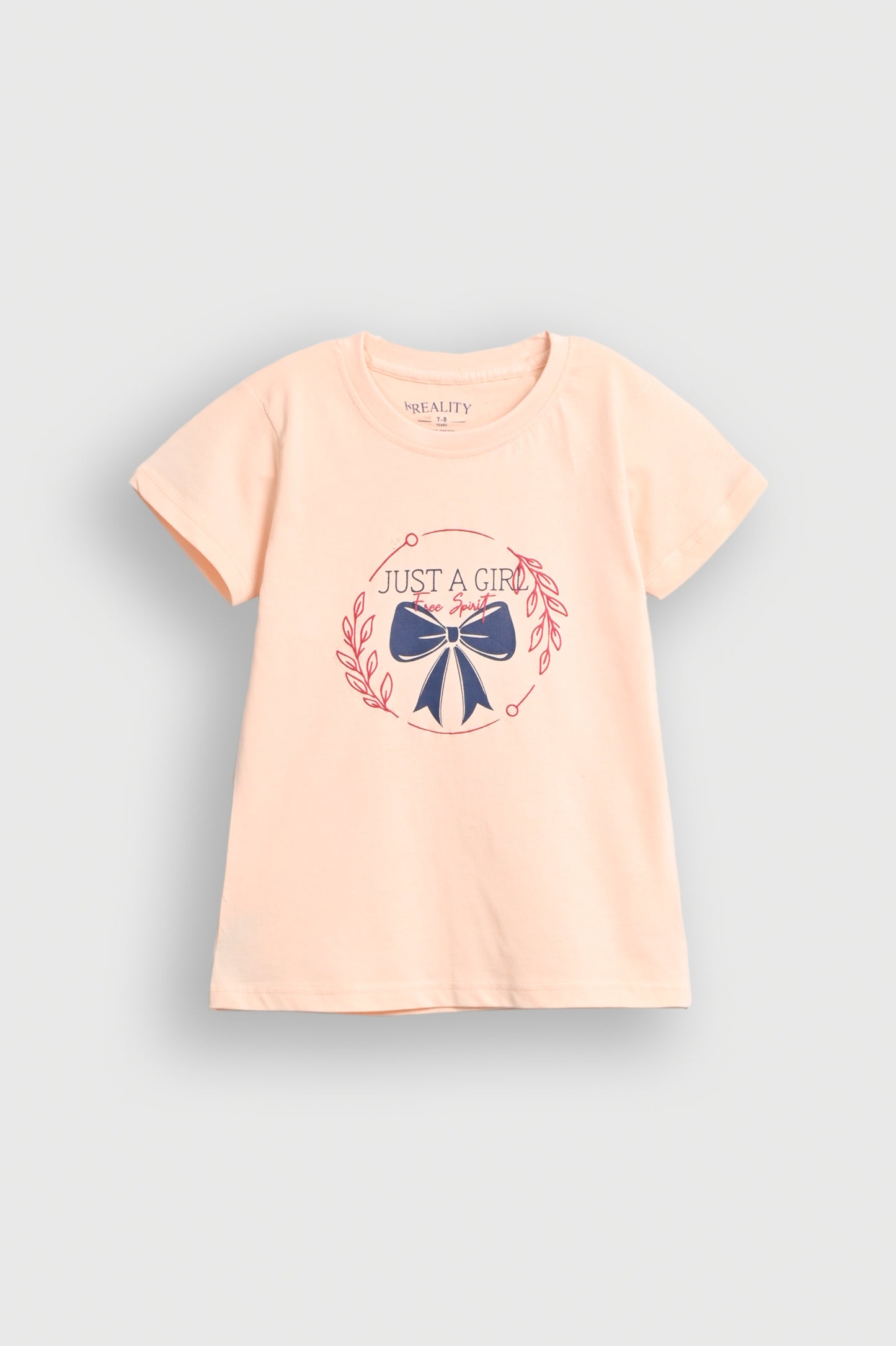 Girls PEACH T-SHIRT Reality