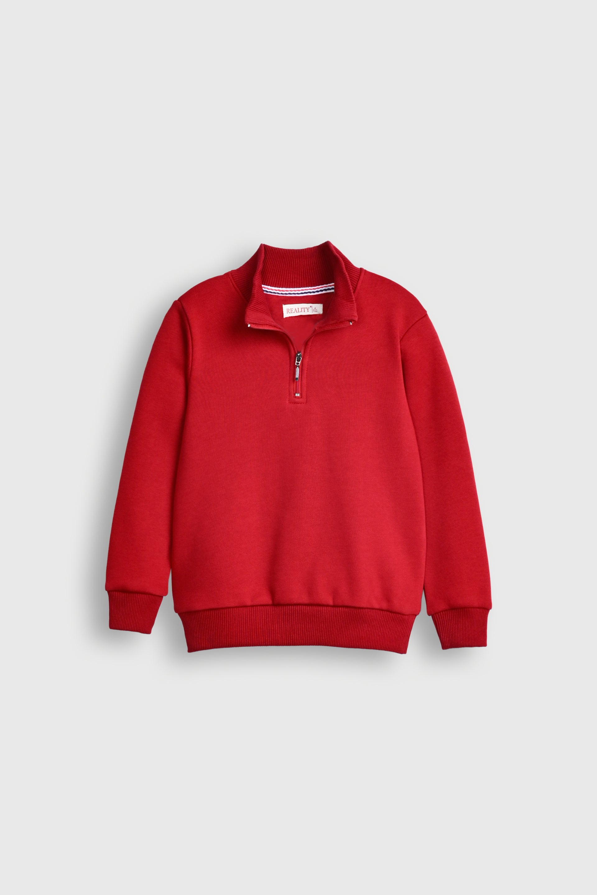 HALF RED SWEATSHIRT Reality