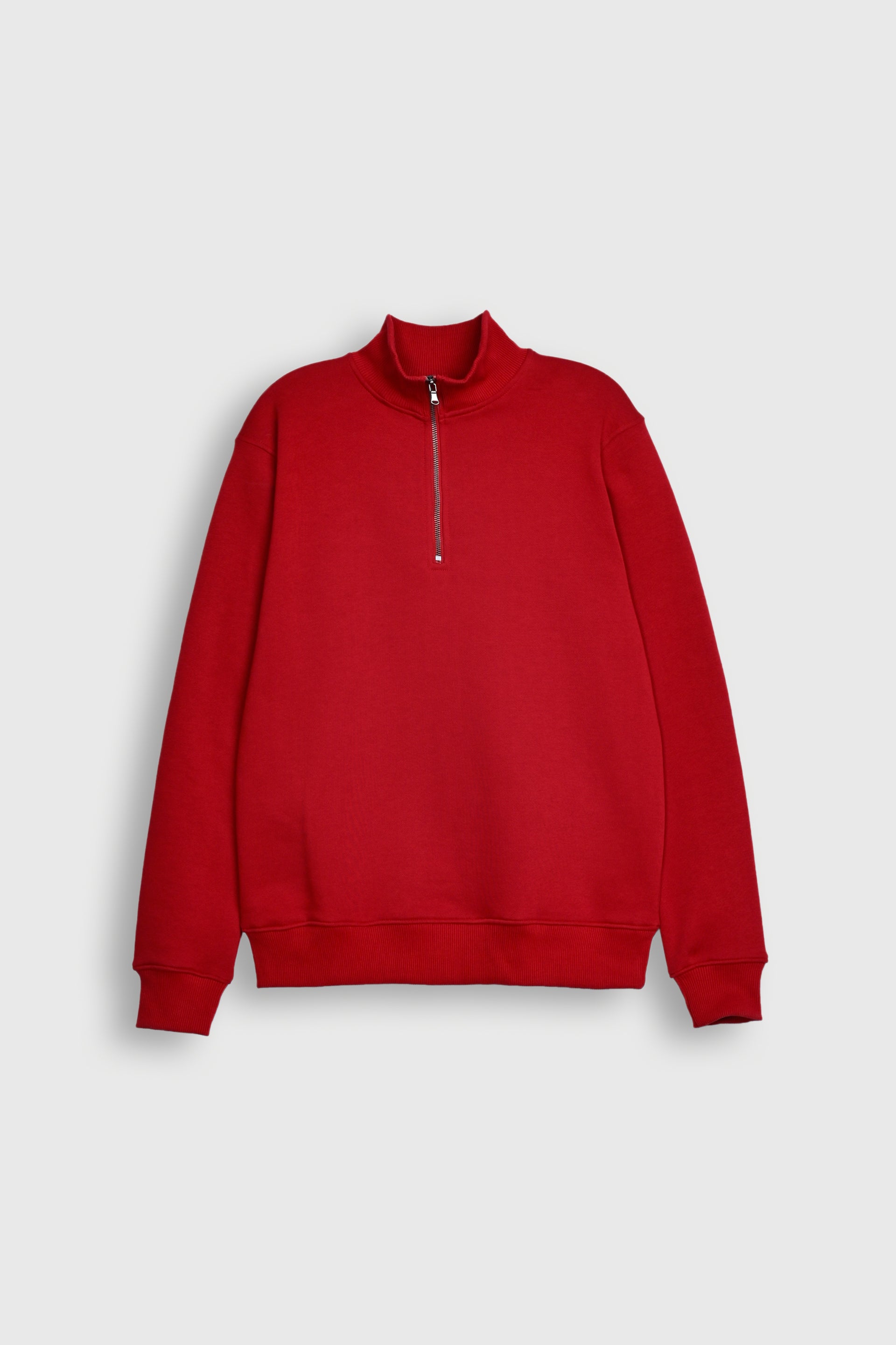 Men RED Zipper Pullover REALITY
