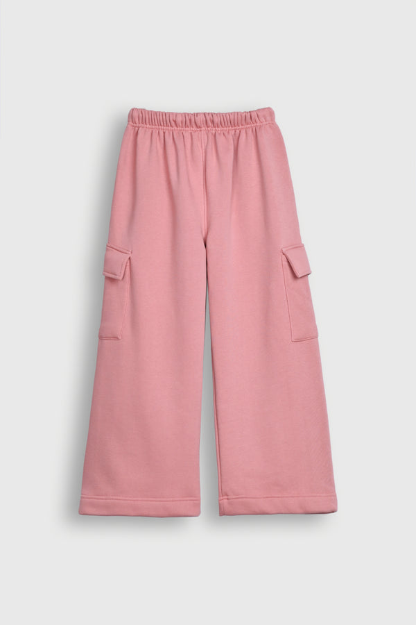 4 POCKET PINK LOOSE BOTTOM TROUSER Reality