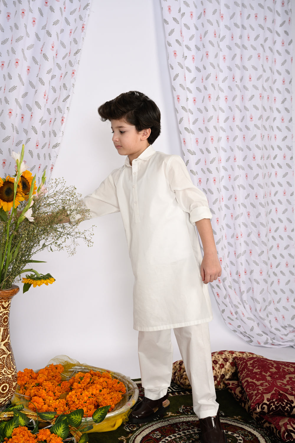 BOYS WHITE SHALWAR KAMEEZ Reality