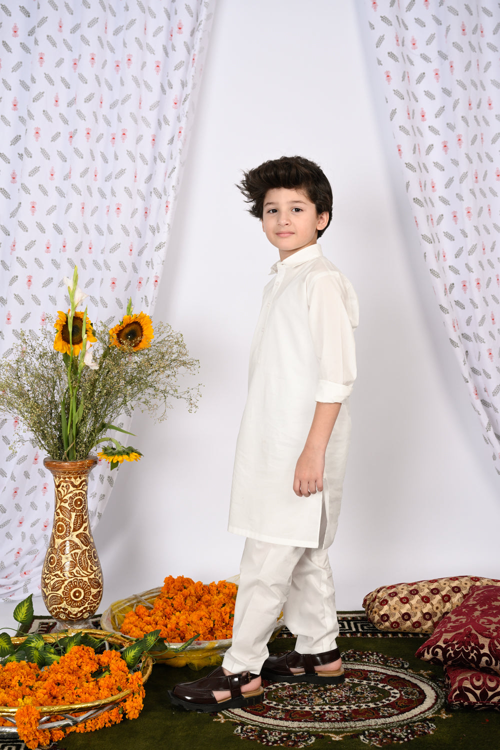 BOYS WHITE SHALWAR KAMEEZ Reality