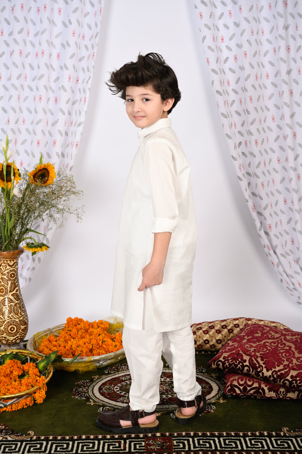BOYS WHITE SHALWAR KAMEEZ Reality
