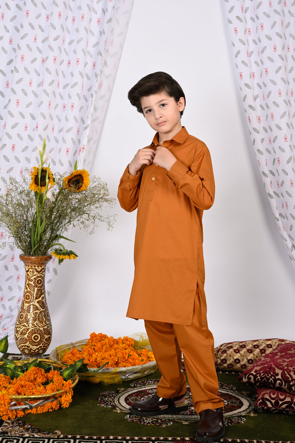 BOYS MUSTARD SHALWAR KAMEEZ Reality