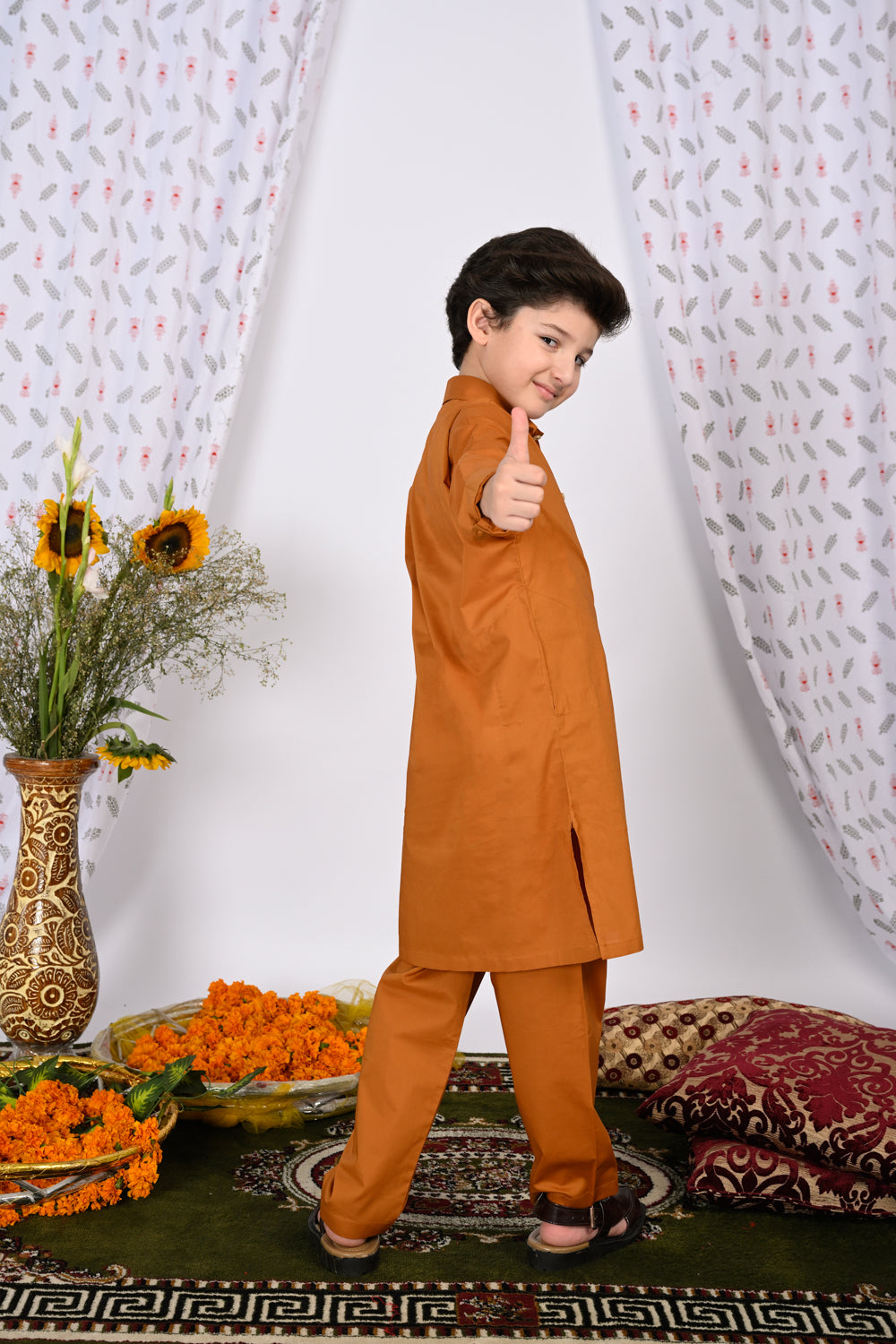 BOYS MUSTARD SHALWAR KAMEEZ Reality