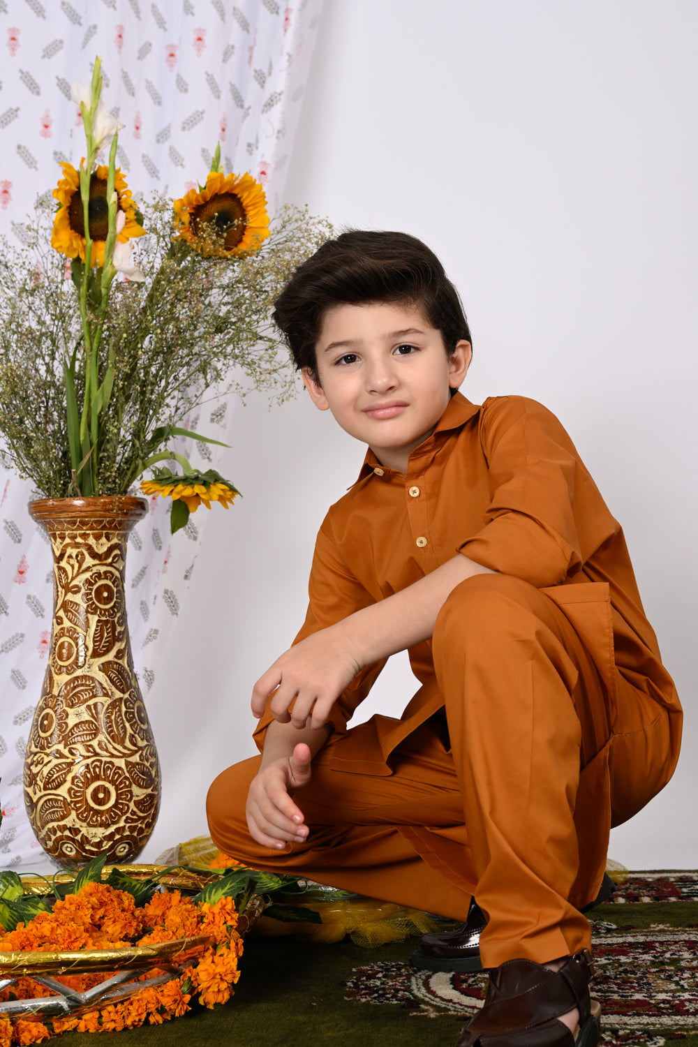 BOYS MUSTARD SHALWAR KAMEEZ Reality
