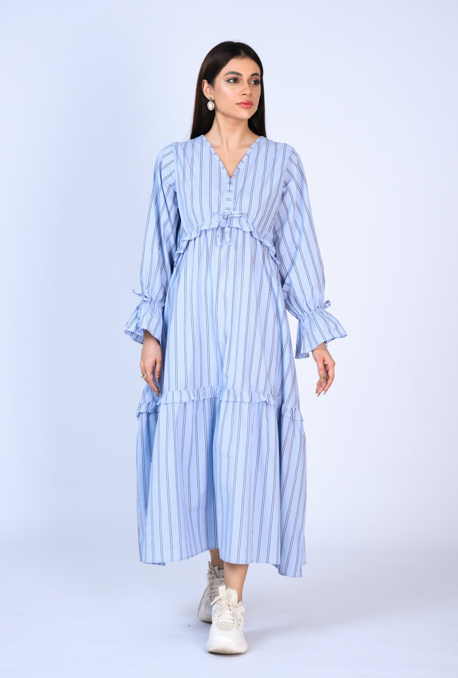 Skyline Stripes Maxi Dress Reality